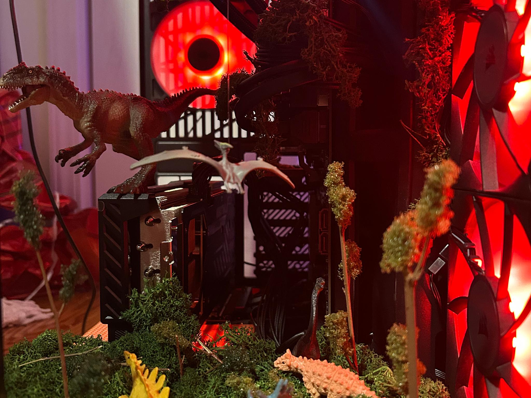 Brand New, Stealthy, and Jurassic Custom Build with interior decor and a perfect fit into your setup