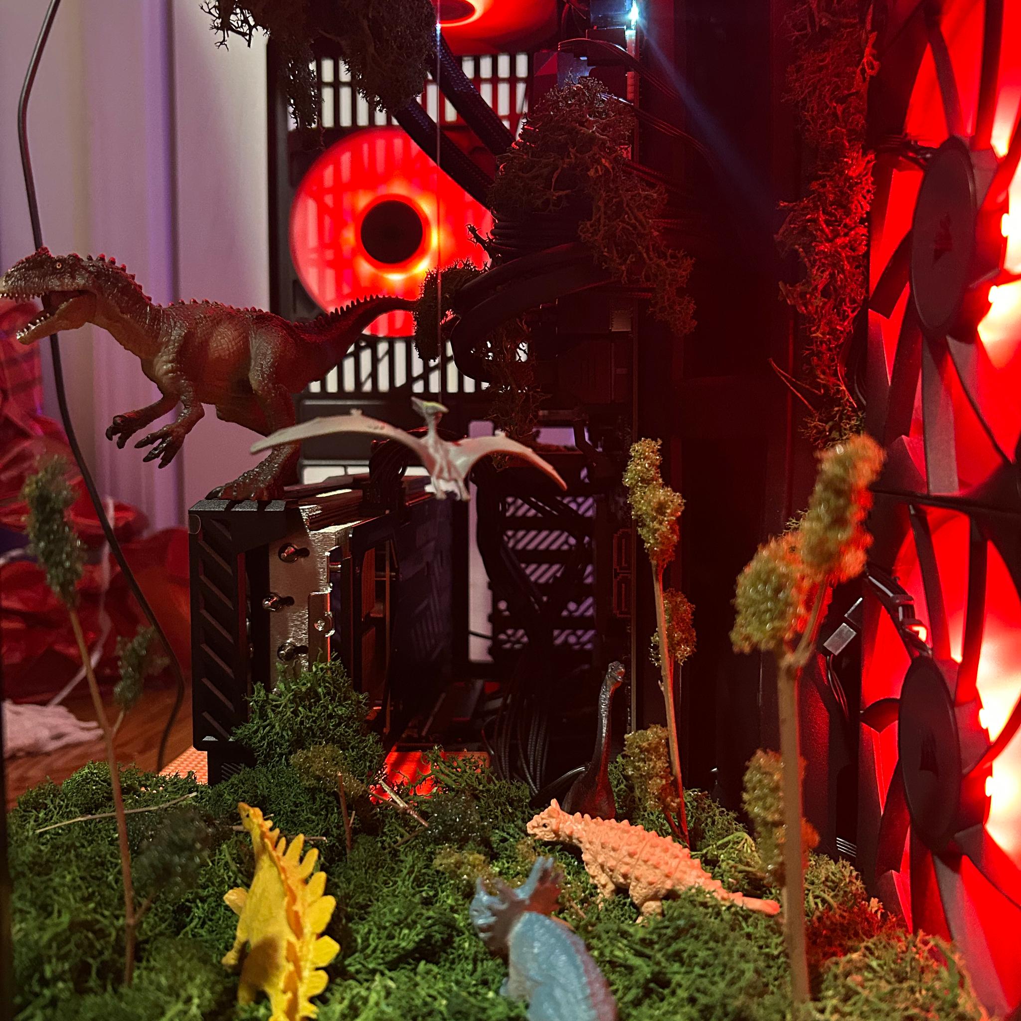 Brand New, Stealthy, and Jurassic Custom Build with interior decor and a perfect fit into your setup