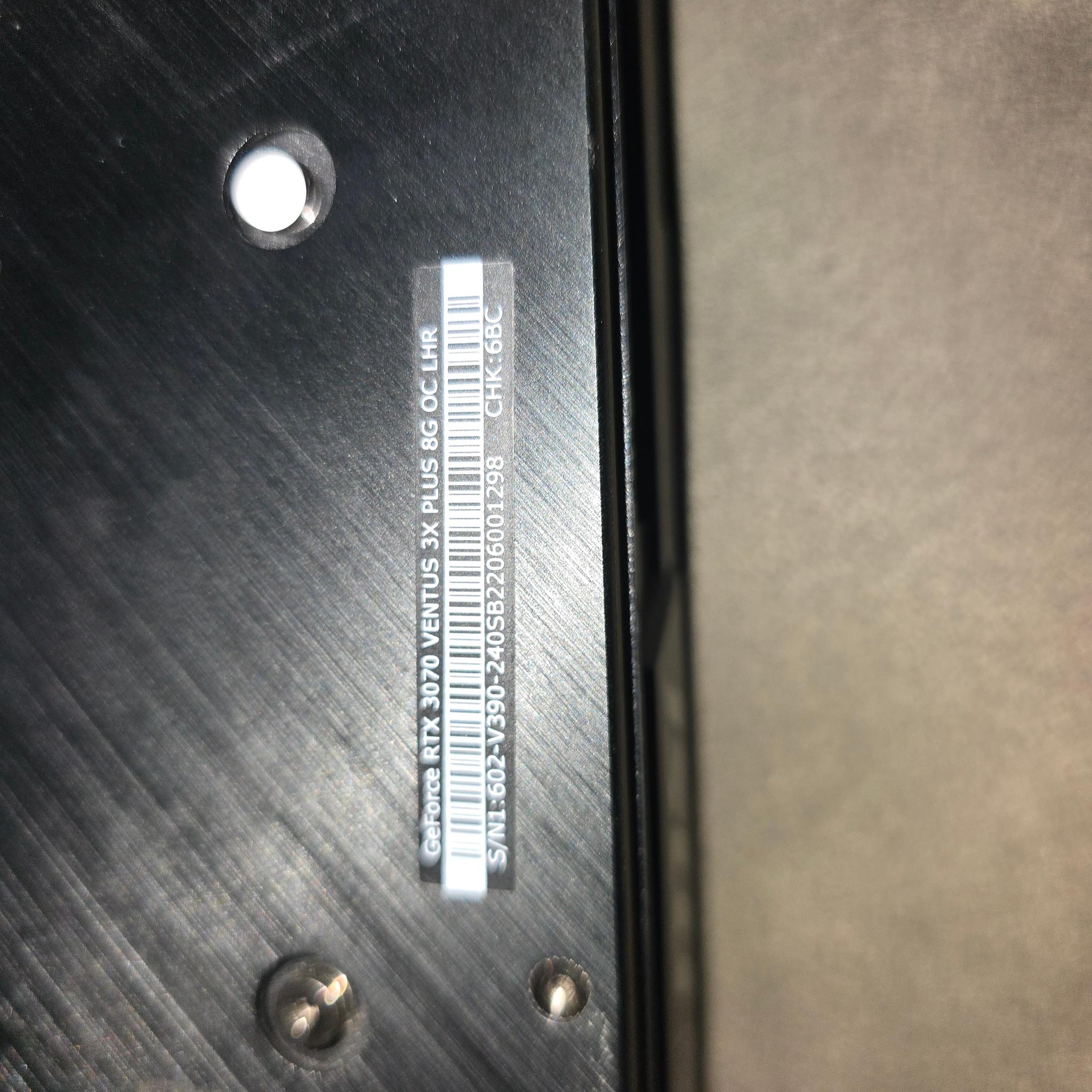 MSI GeForce RTX 3070 Ventus 3X 8G OC LHR