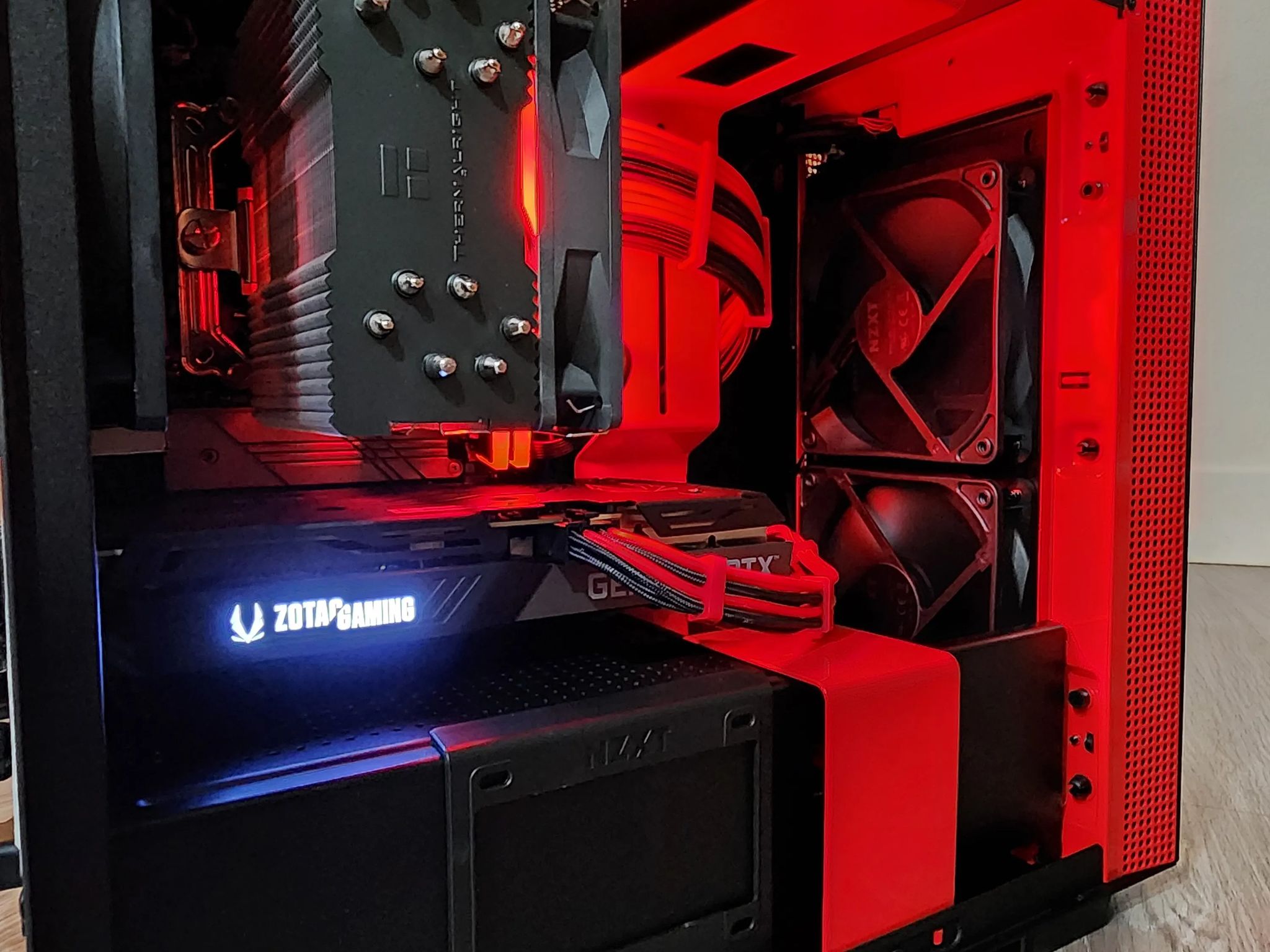 "Red Steele" Gaming PC | R5 3600 | RTX 3060Ti | 16GB RAM | 1TB NVME