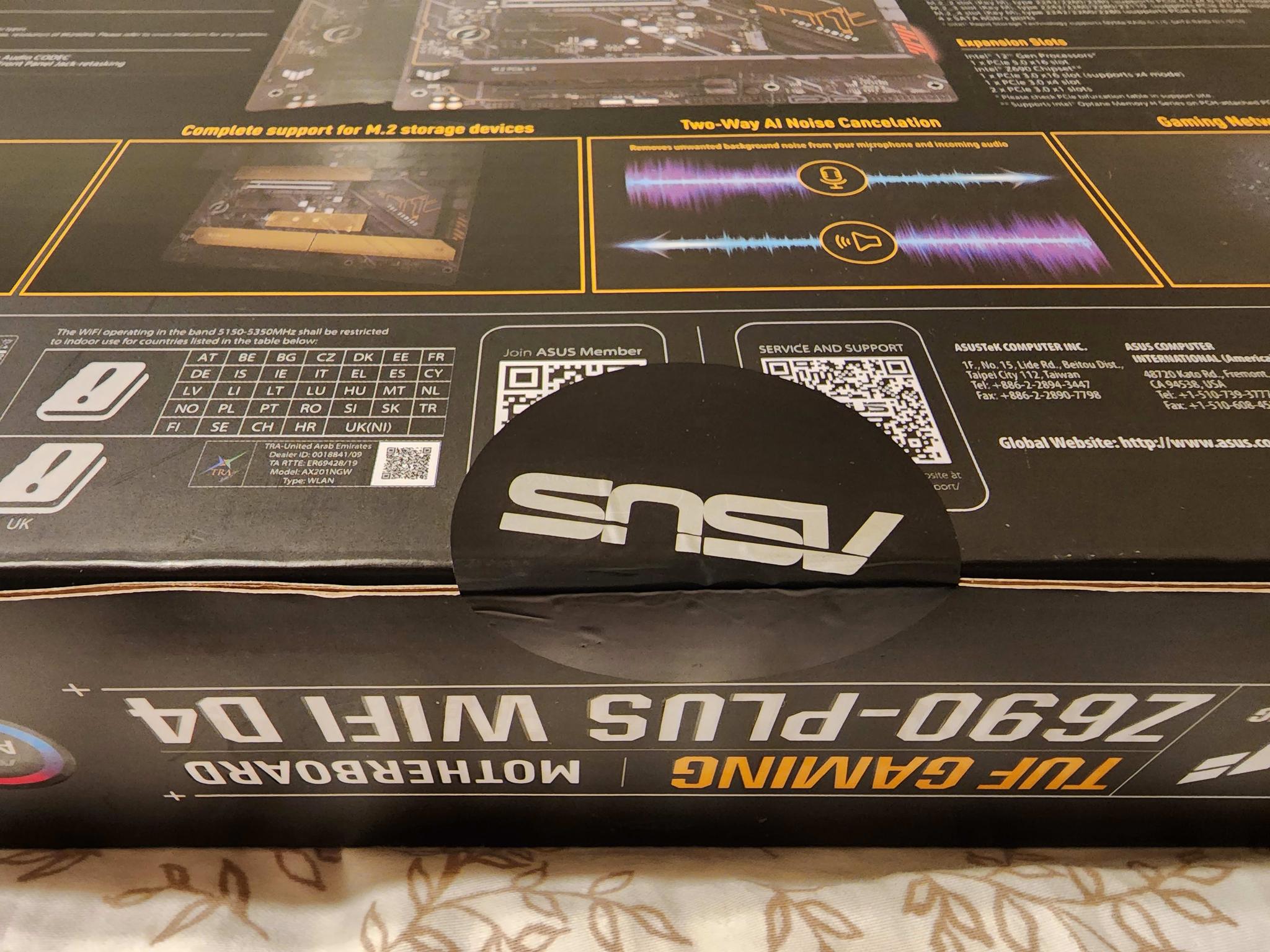 SEALED! Asus TUF Gaming Z690-Plus WIFI D4