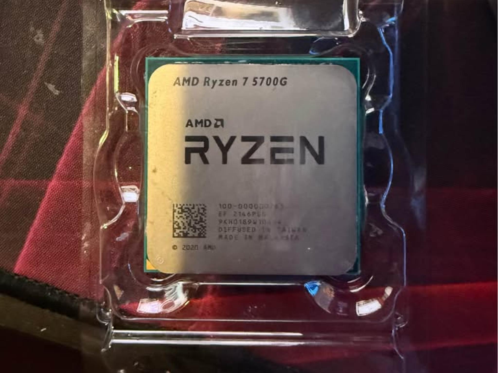 Ryzen AMD5700G Gaming/Workload AM4 CPU With Integrated Graphics