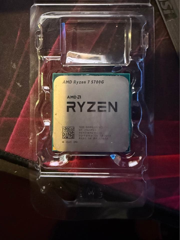 Ryzen AMD5700G Gaming/Workload AM4 CPU With Integrated Graphics
