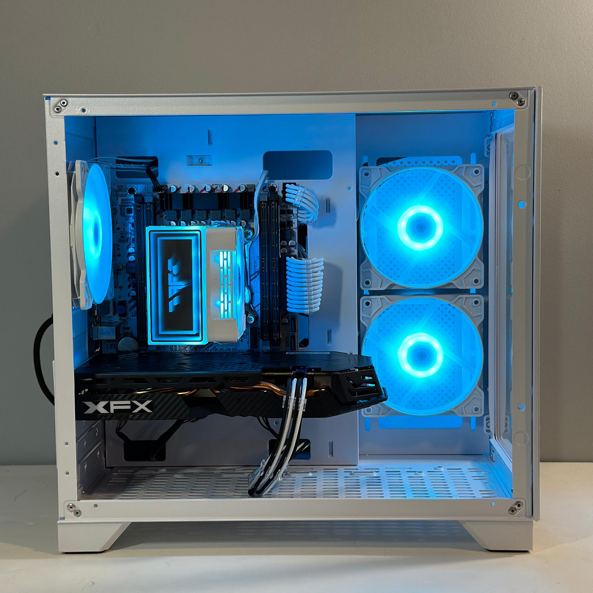 ⚪️🐼|RX 580, Intel Xeon powered, 16gb Ram, 512gb SSD WiFi Equipped Gaming PC