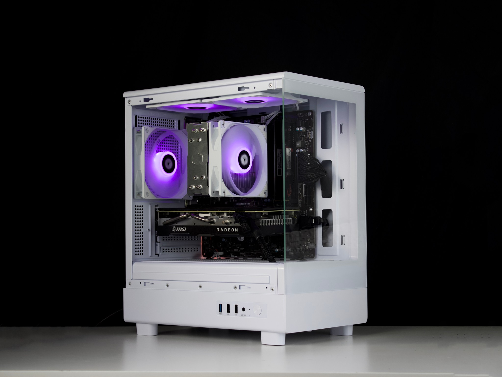 🧊❄️🧊 White Gaming PC – RX 5700 XT, Ryzen 5 3600, 16GB RAM, 512GB SSD - WiFi, BlueTooth 🧊❄️🧊