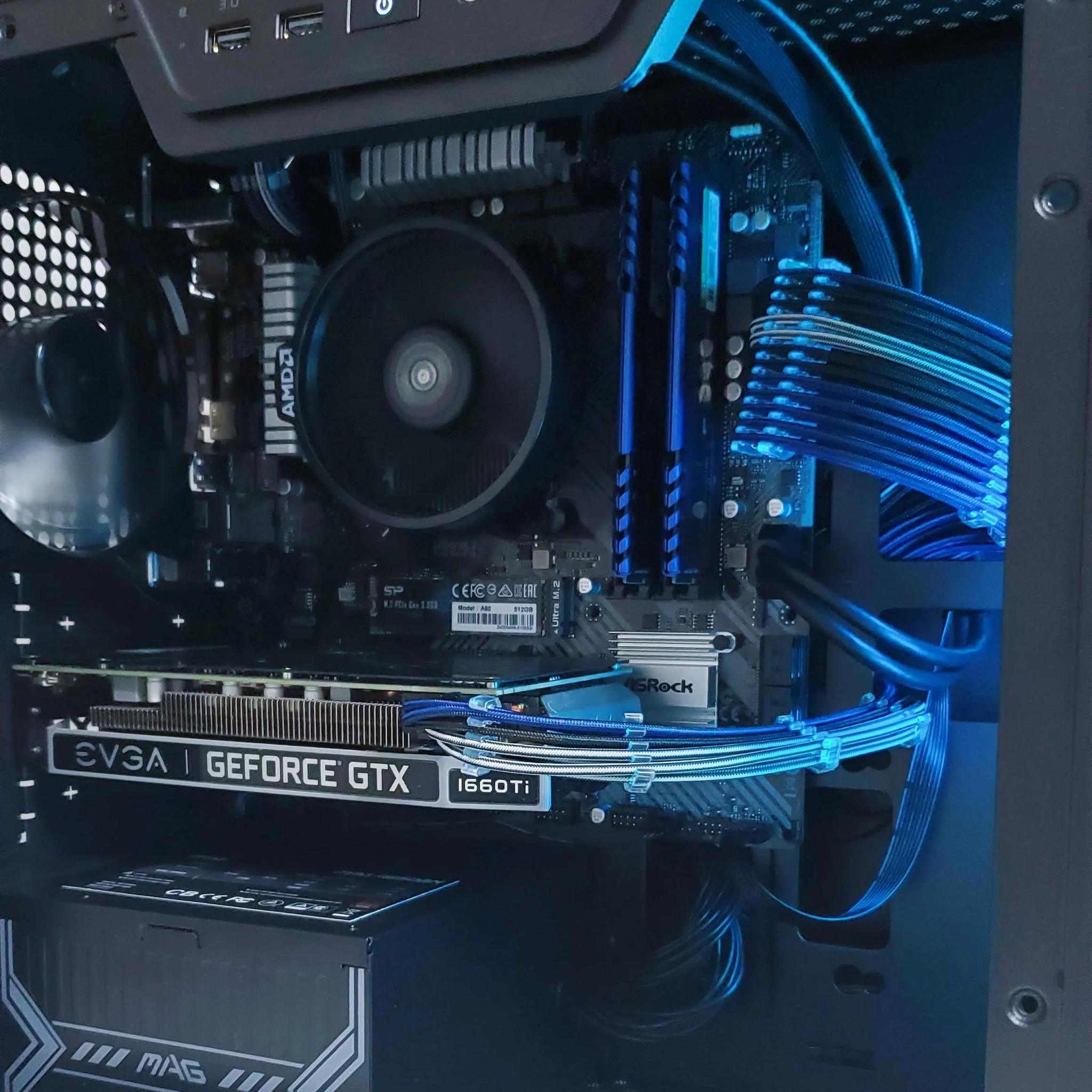 ON SALE | 🔷Cobalt Blue🔷 | NVIDIA Gaming PC Tower | Windows 11