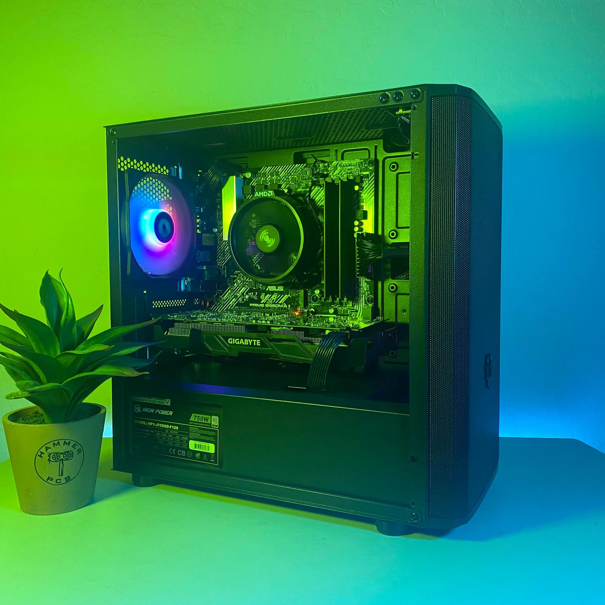 🎨Custom Built RGB GTX 1070 PC🎨| Ryzen 3100, 16gb RAM, 1.5TB Storage | Fortnite, GTA, CoD, more!