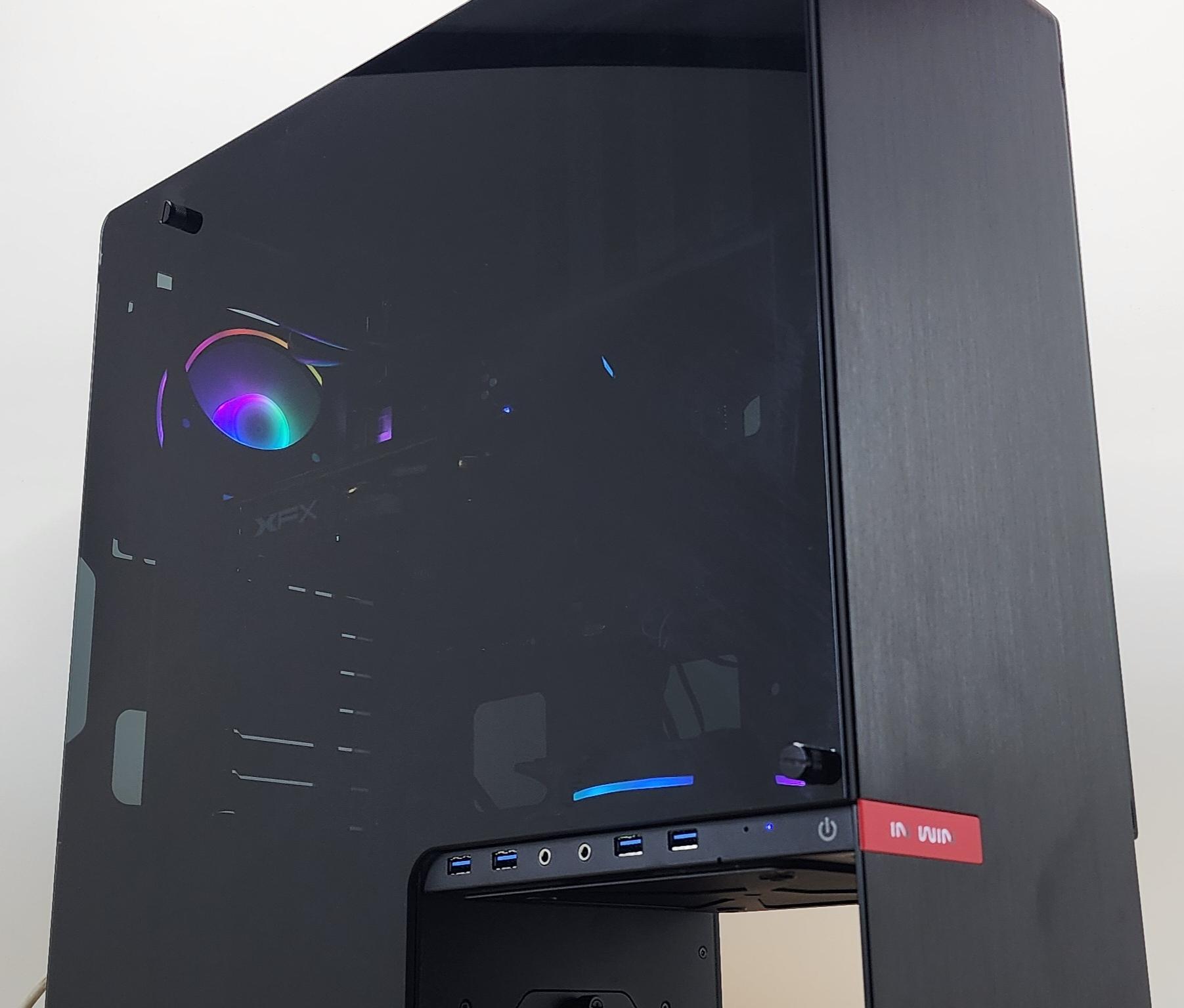 Gaming PC Ryzen 5 9600X 16GB RAM 500GB SSD RX 570 8GB Windows 11 Computer