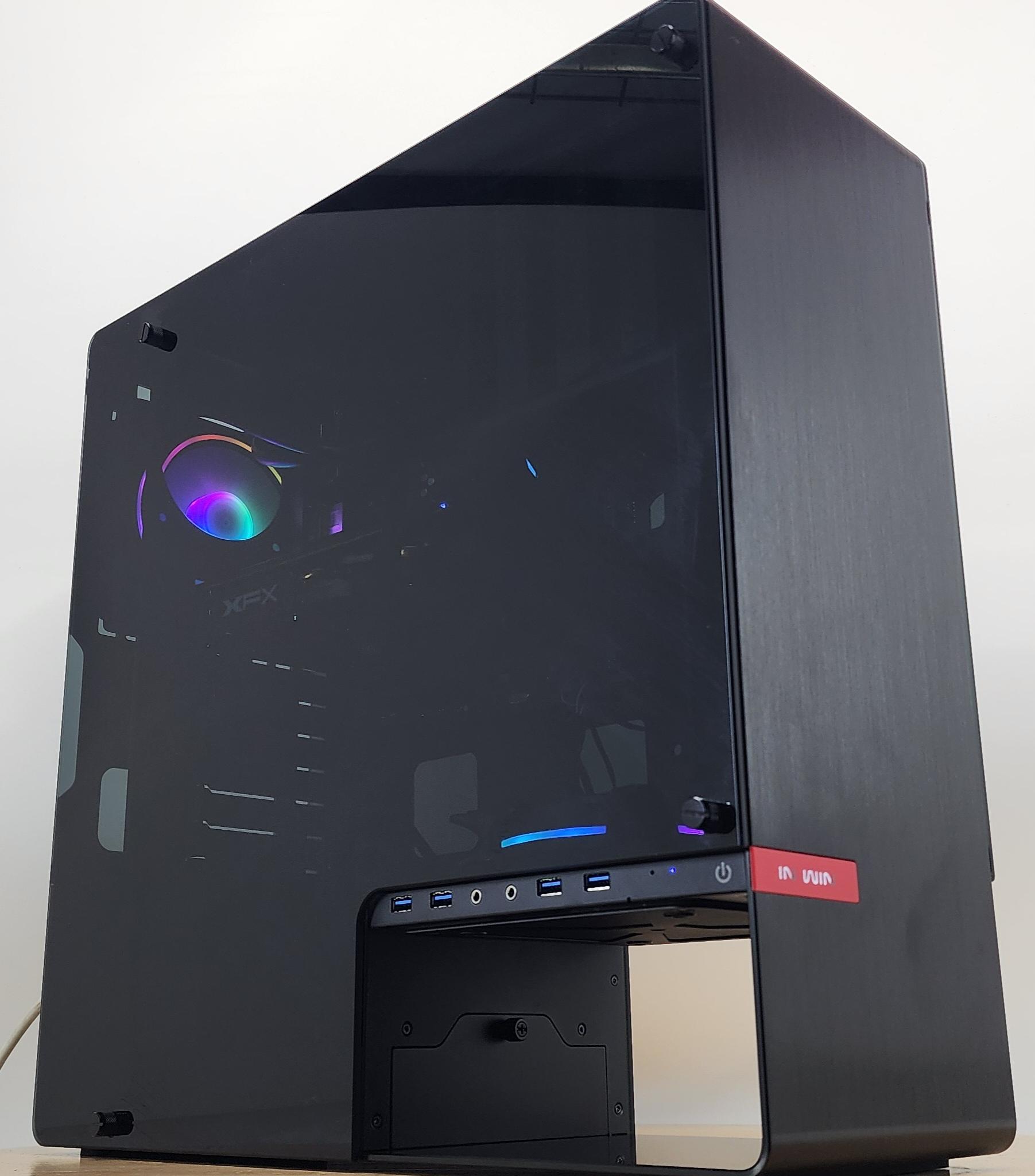 Gaming PC Ryzen 5 9600X 16GB RAM 500GB SSD RX 570 8GB Windows 11 Computer