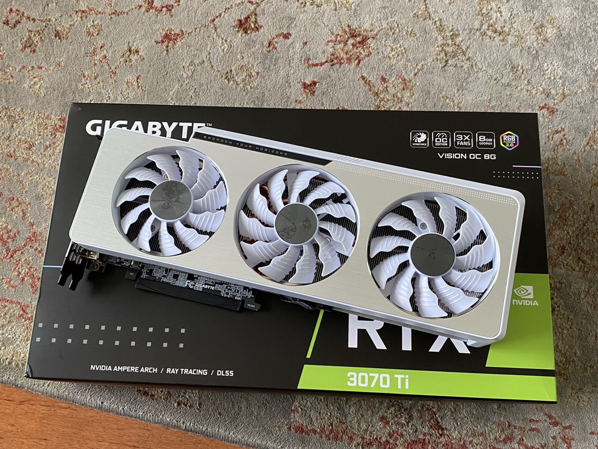 Nvidia Gigabyte GeForce RTX 3070 Ti Vision 8G OC