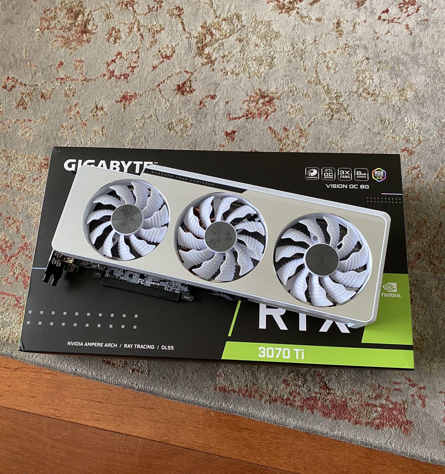 Nvidia Gigabyte GeForce RTX 3070 Ti Vision 8G OC
