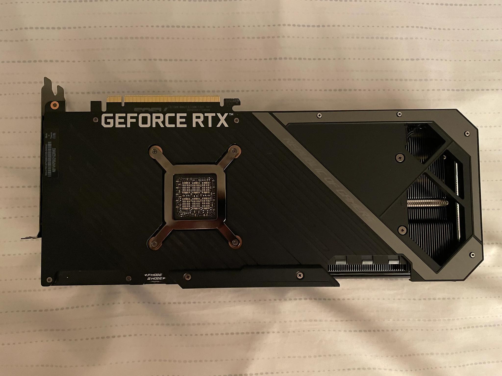 ASUS ROG Strix NVIDIA GeForce RTX 3080 12GB GDDR6X OC Graphics Card Triple Fan