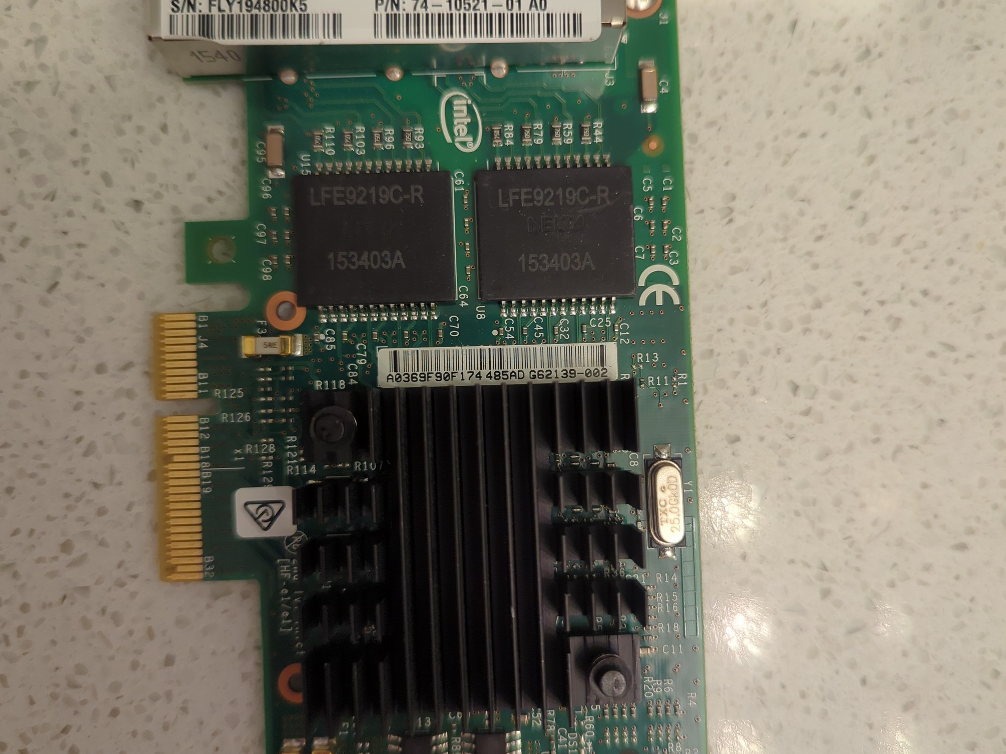 Intel i350 4 Port 1Gbps Adapter with Standard & Low Profile Brackets