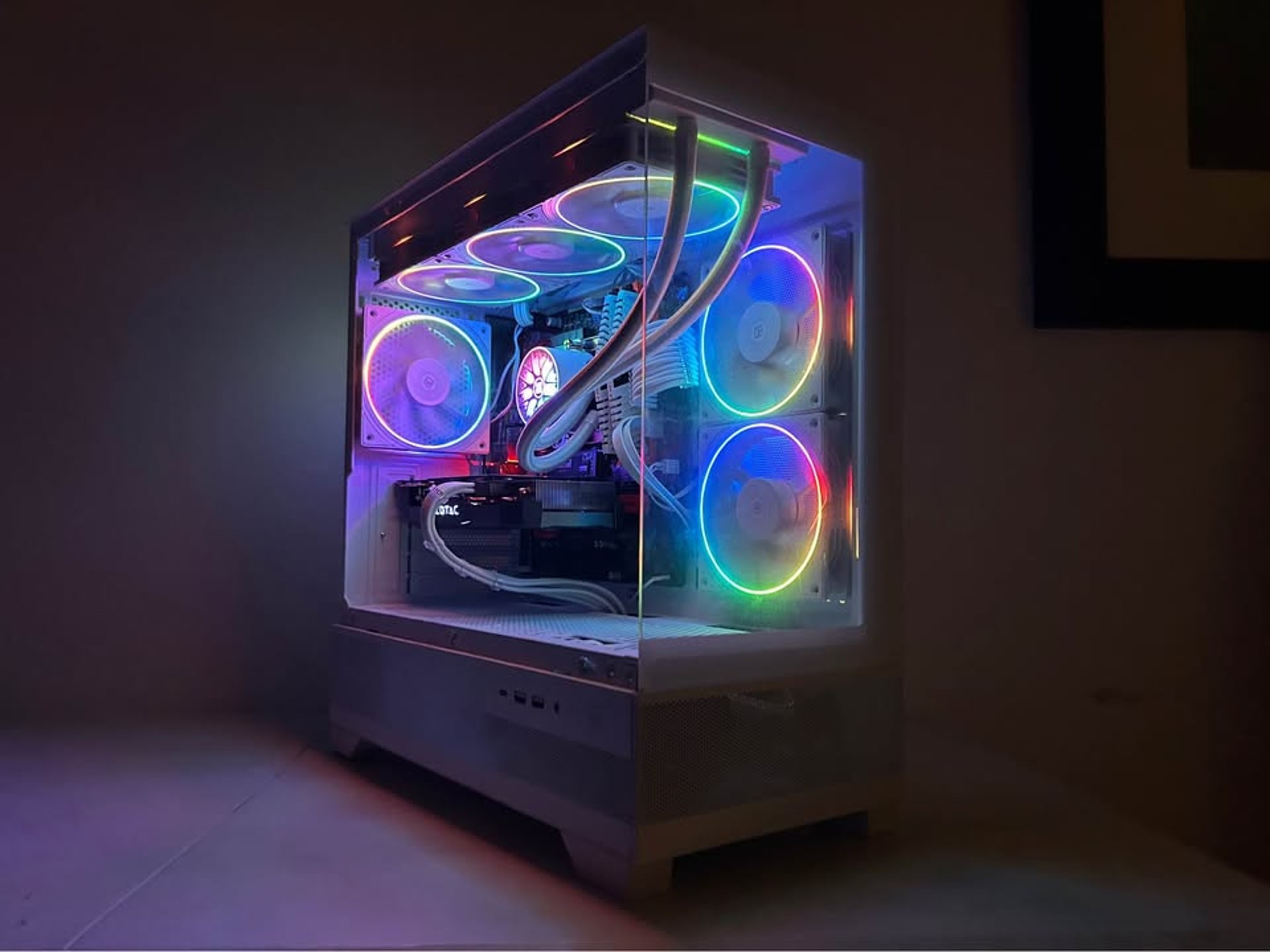 ⬜ICE COLD🟦 Gaming PC | i7 8700 | GTX 1080 | 16gb ddr4 | 1tb ssd