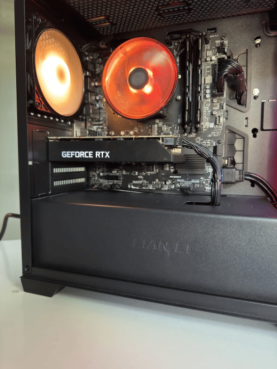 Black RGB Gaming PC - 3060 - Ryzen & 2700X - 16GBs ram - 500GB SSD