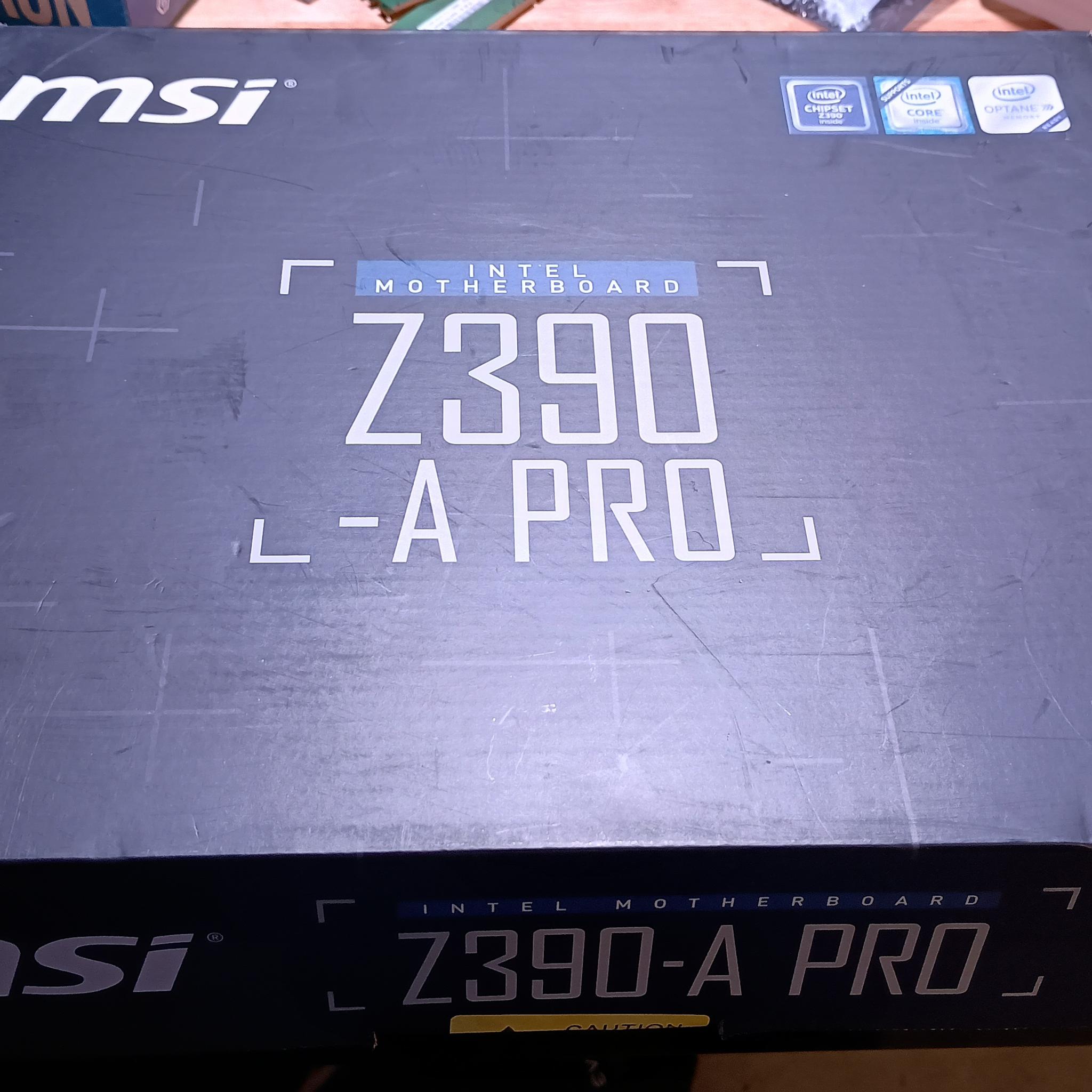 MSI Z390-A Pro Motherboard + CPU