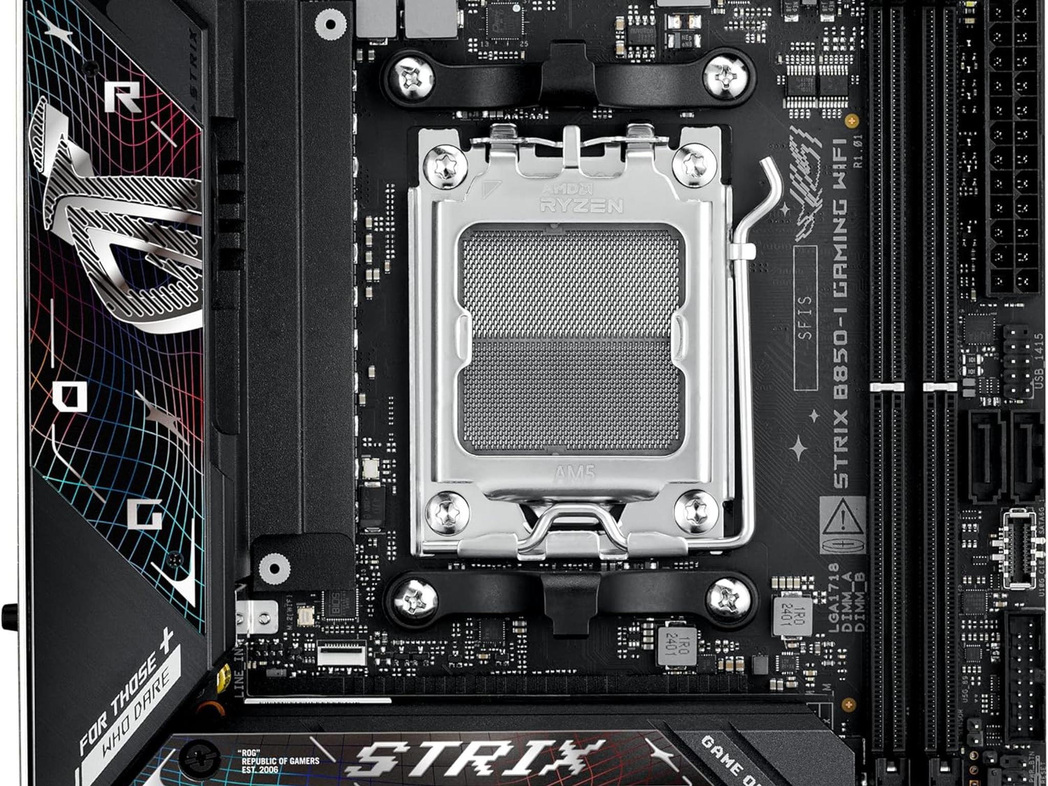ASUS ROG STRIX B850-I GAMING WIFI AMD B850 AM5 DDR5 Mini-ITX Desktop Motherboard