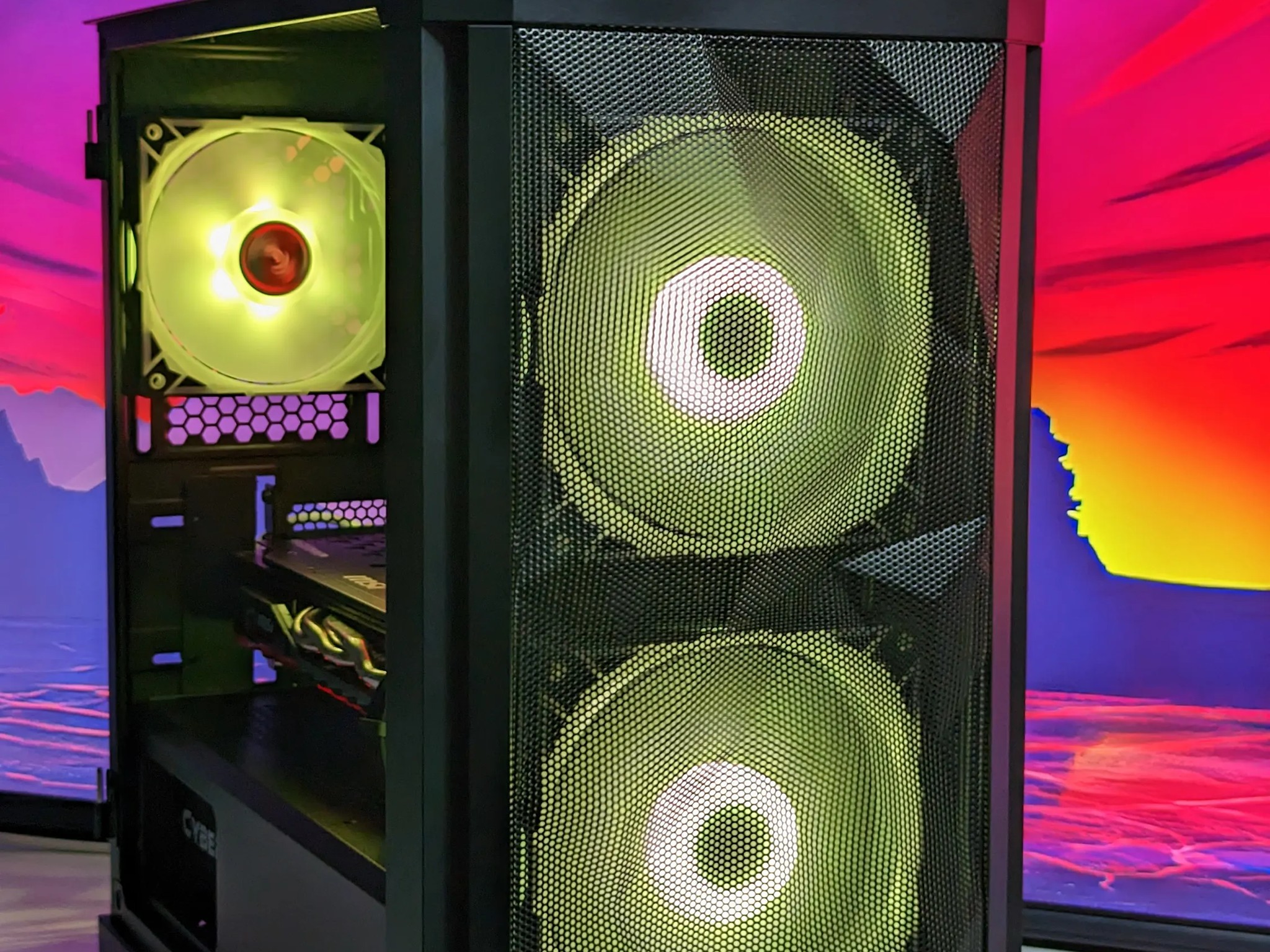 🥷⚫Snake Eyes🥷⚫-Gaming PC-AMD RX 580 4GB-AMD Ryzen 5 2600-16GB DDR4 RAM-512GB NVME