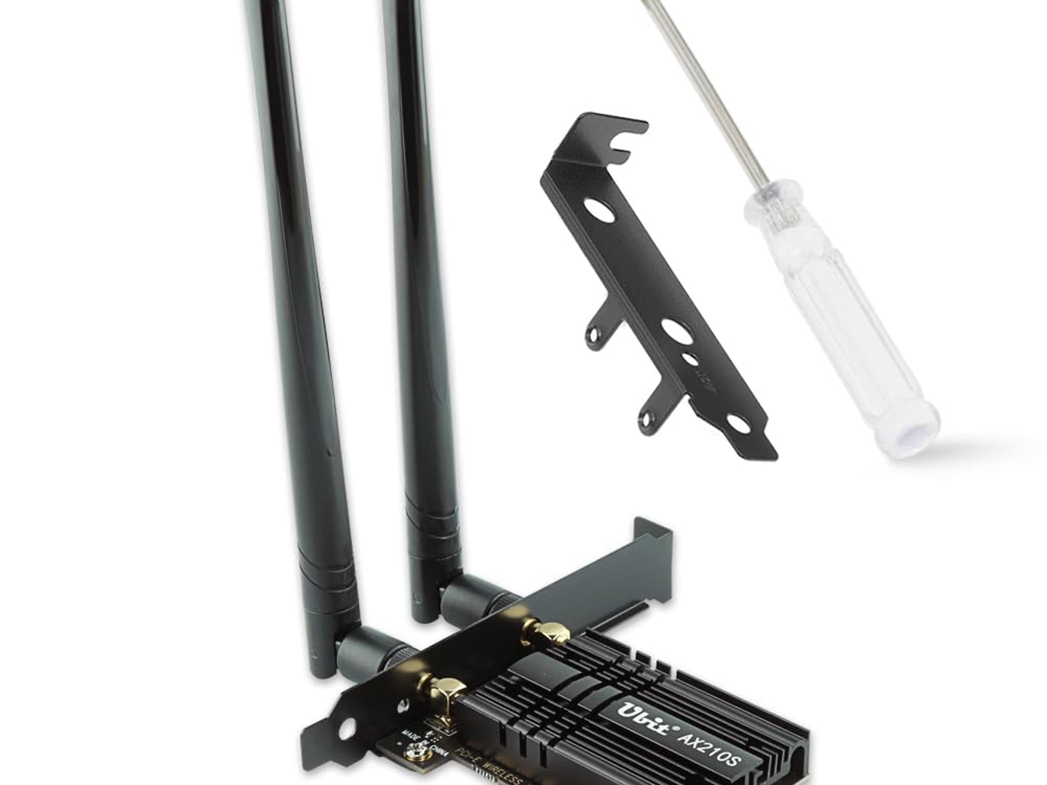 Ubit AX210 WiFi 6E PCIe Wireless Card 5400Mbps (6GHz/5GHz/2.4GHz) BT5.3