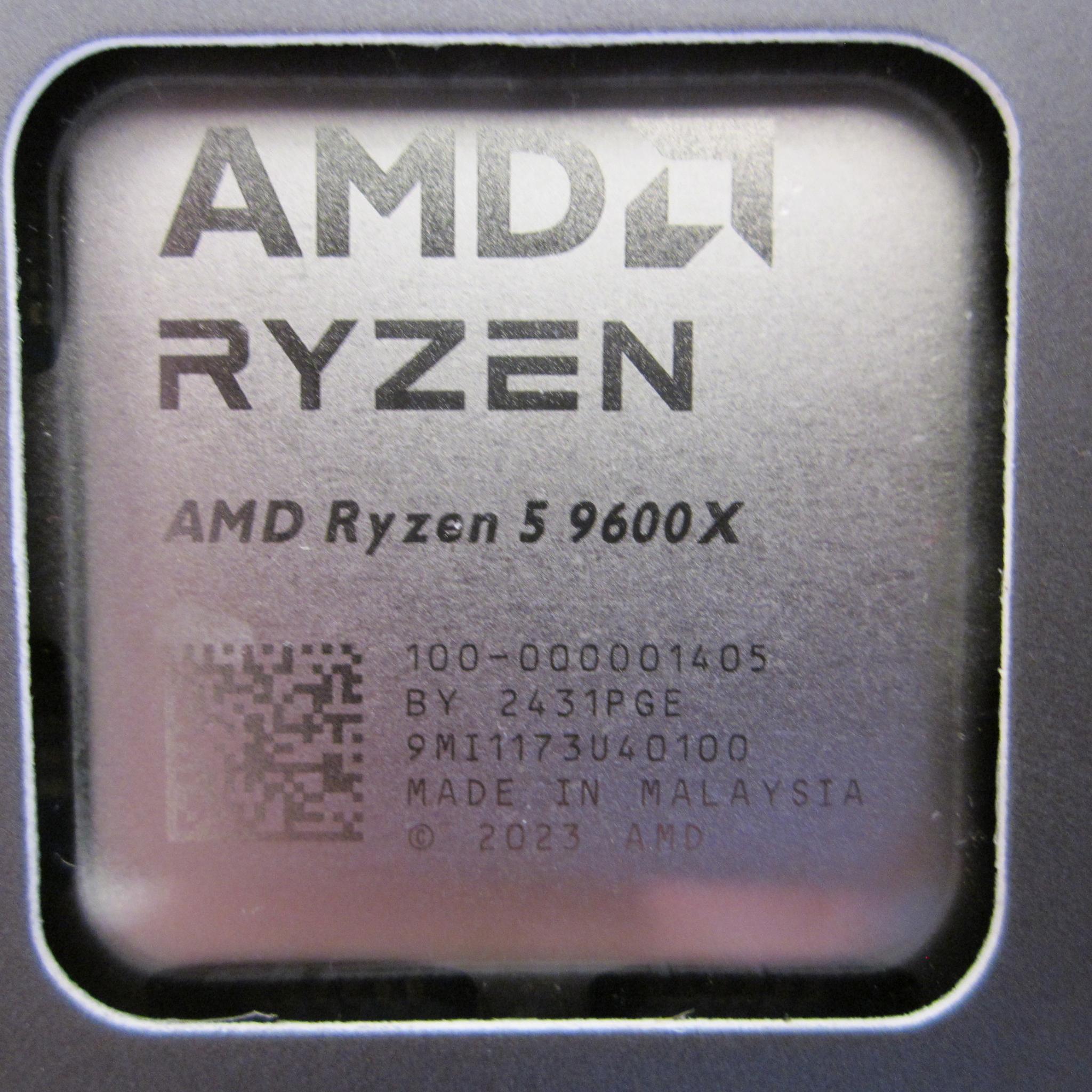 NEW! AMD Ryzen 5 9600X 6 Core 3.9/5.4 GHz AM5 CPU