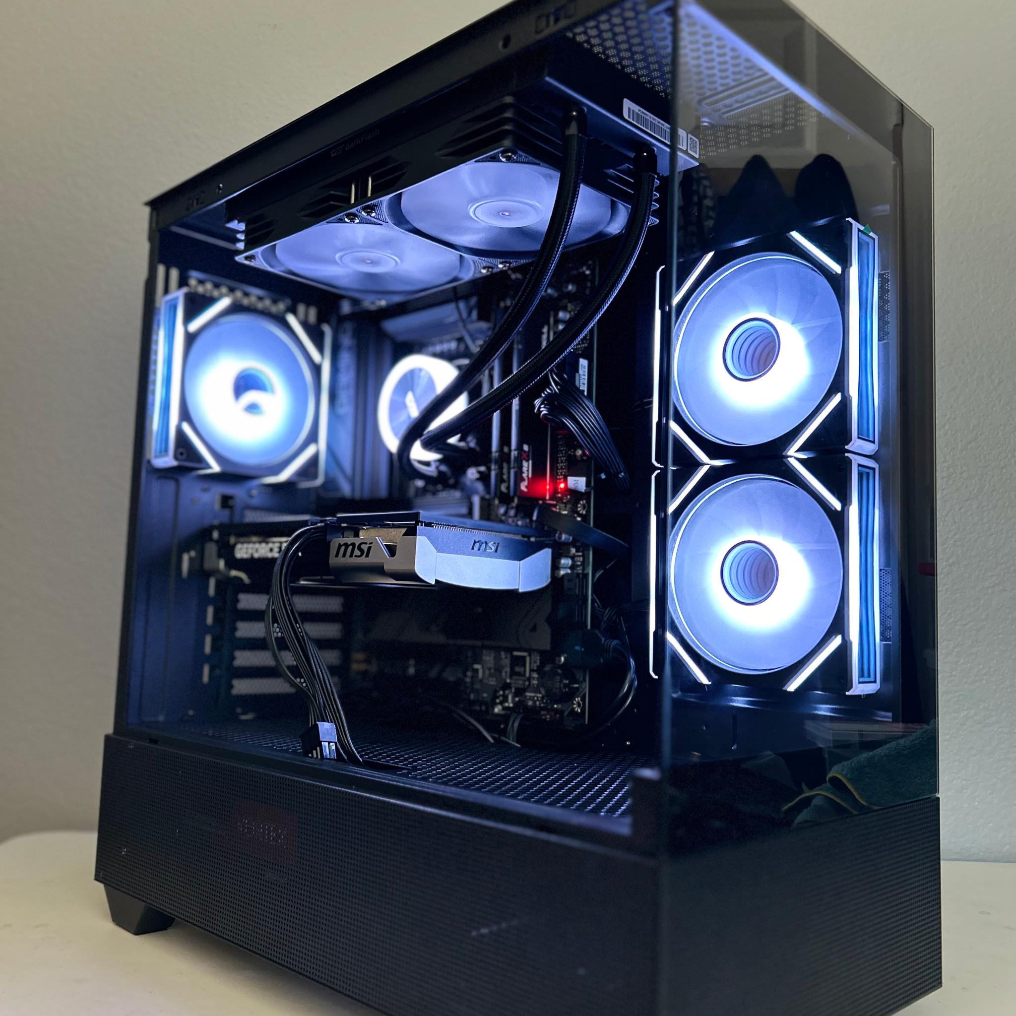 🖤 Obsidian Black Gaming Rig | GeForce RTX 5060 Ti | Ryzen 7 7700x