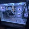 White RGB Gaming PC | RTX 4060 Ti | Ryzen 7 5700X | 32GB RAM | Liquid Cooled