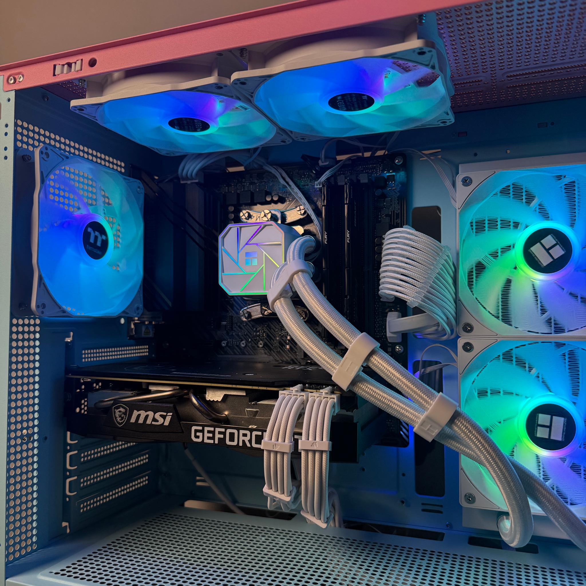 🌸  Pink Gaming PC –RTX 3060ti |16gb RAM 3600mhz| 1TB Storage | WiFi/Bluetooth