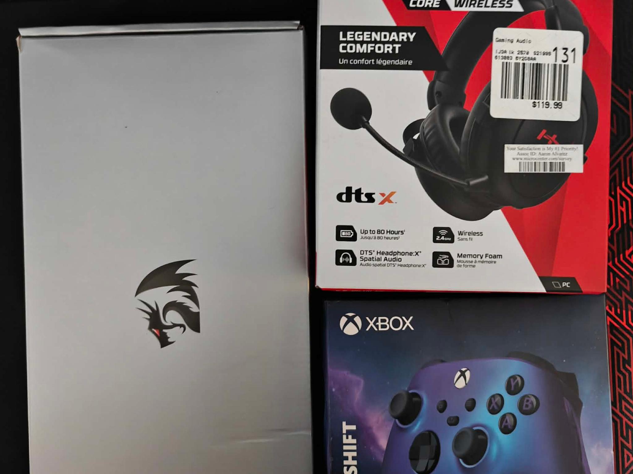 PC Peripheral Bundle (Controller, Headset, & Keyboard)