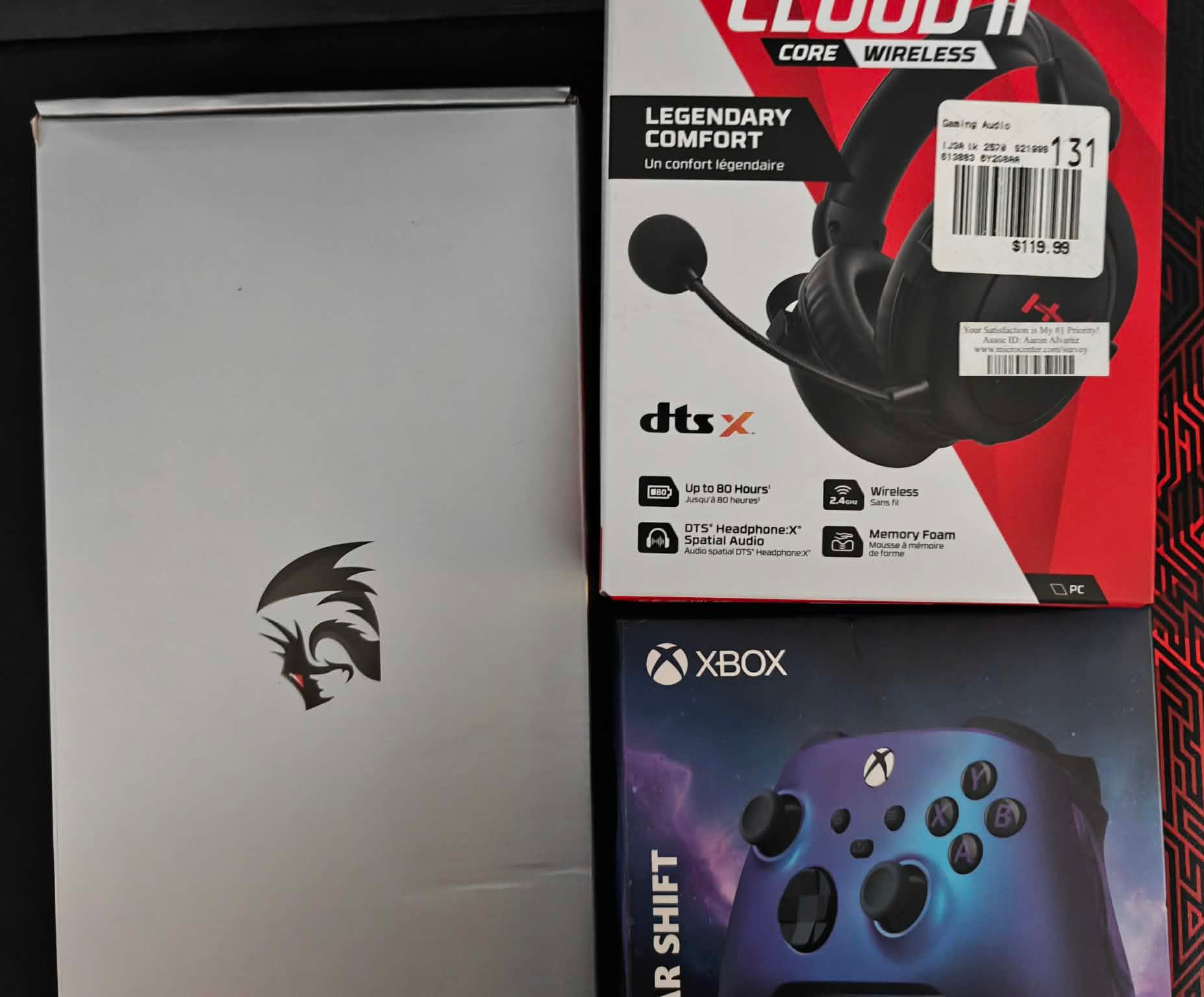 PC Peripheral Bundle (Controller, Headset, & Keyboard)