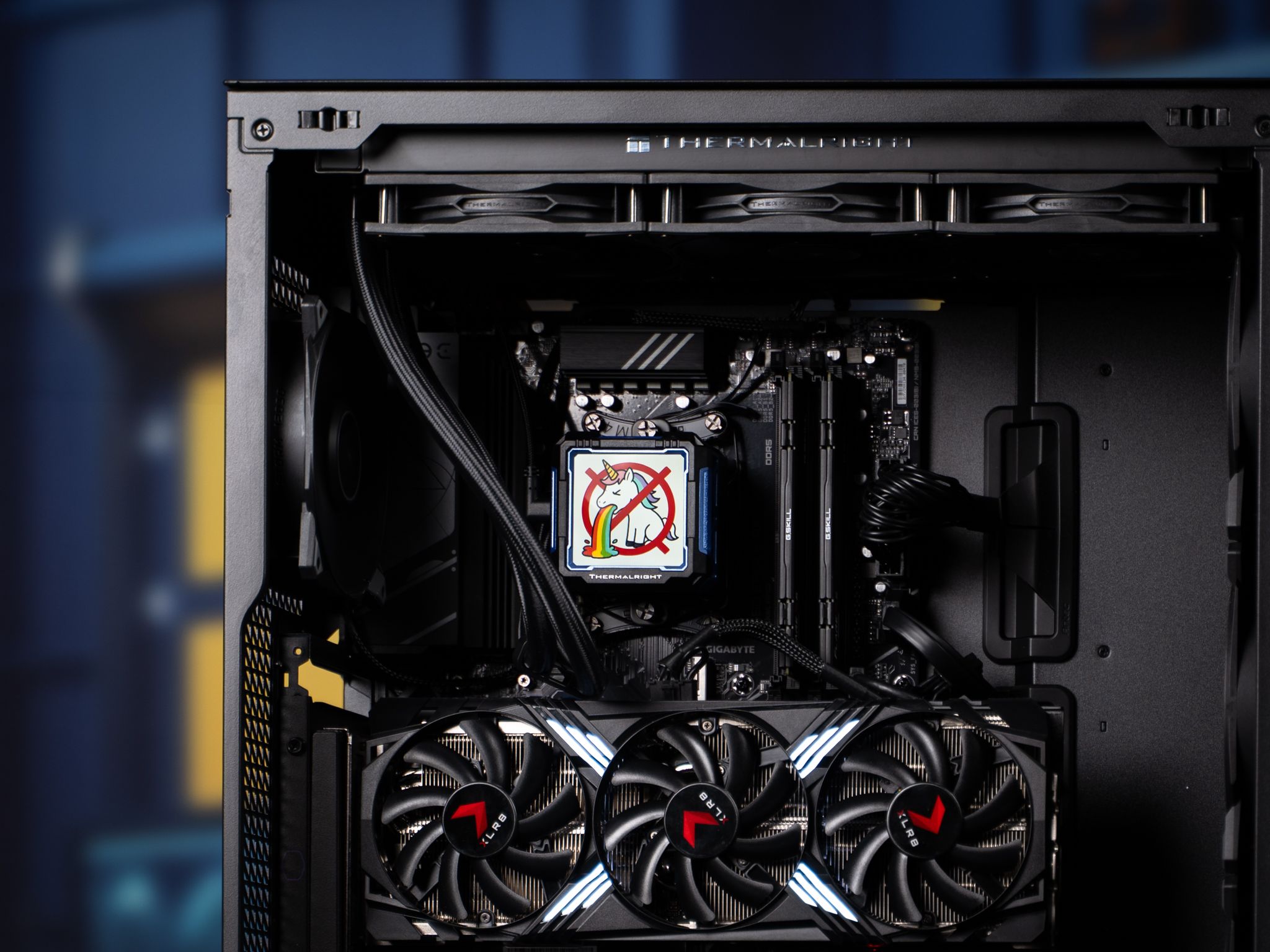 “Nebulor 7” RTX 4070 Ryzen 7 8700F 32GB 1TB Windows 11 Workstation Gaming PC Powerhouse