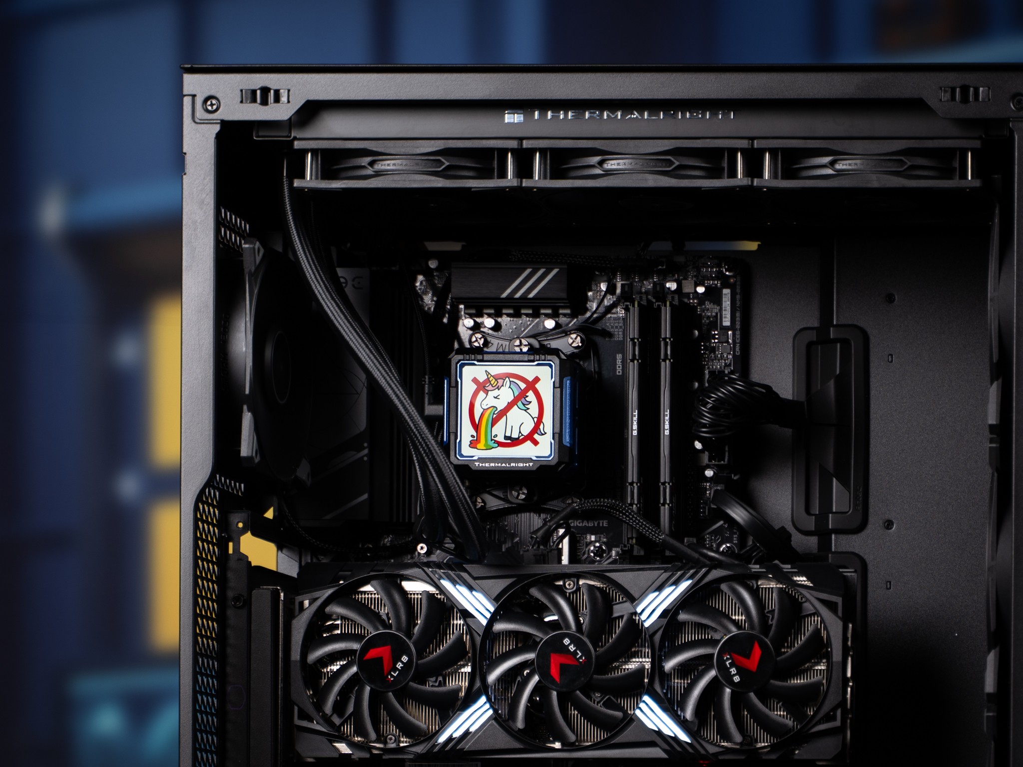 “Nebulor 7” RTX 4070 Ryzen 7 8700F 32GB 1TB Windows 11 Workstation Gaming PC Powerhouse