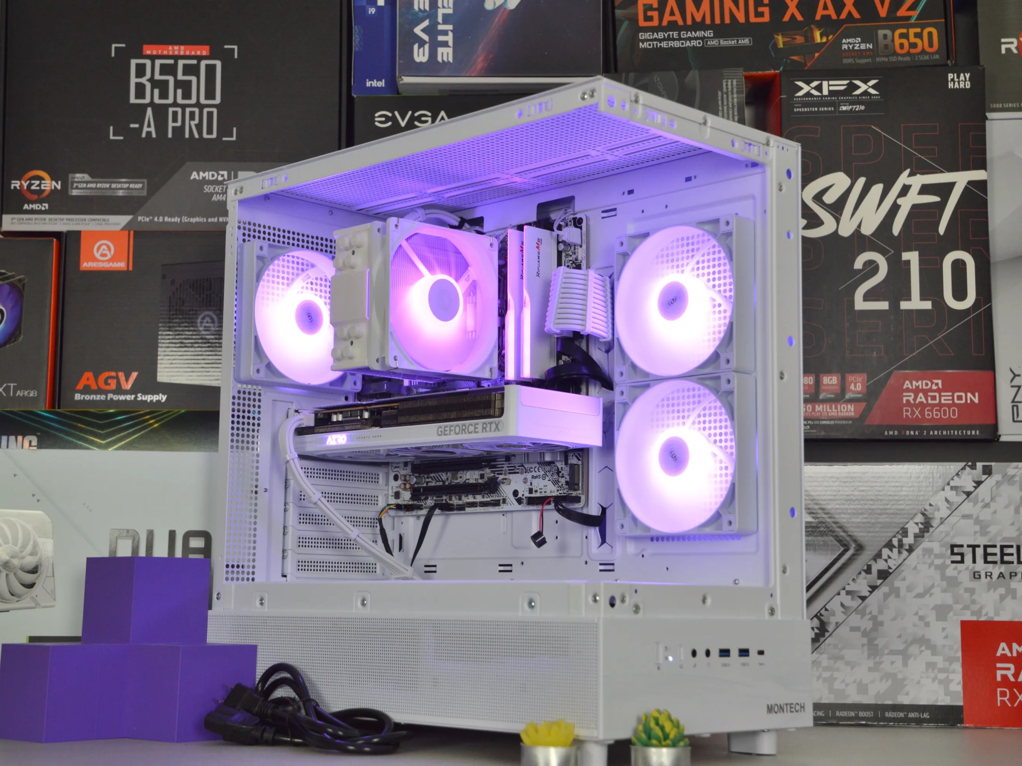 |🌨️White Ocean🌨️| RTX 5060 8GB| Ryzen 5 8400F | 32 GB DDR5 RAM | 1TB NVME SSD |