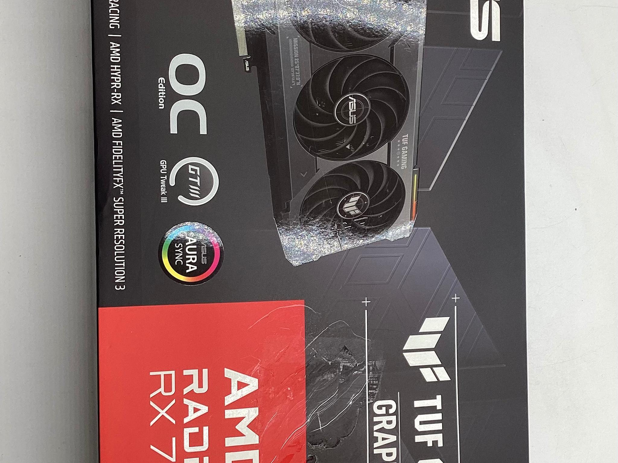 ASUS TUF Gaming Radeon™ RX 7800 XT OC Edition 16GB GDDR6 (PCIe 4.0, 12GB GDDR6, HDMI 2.1