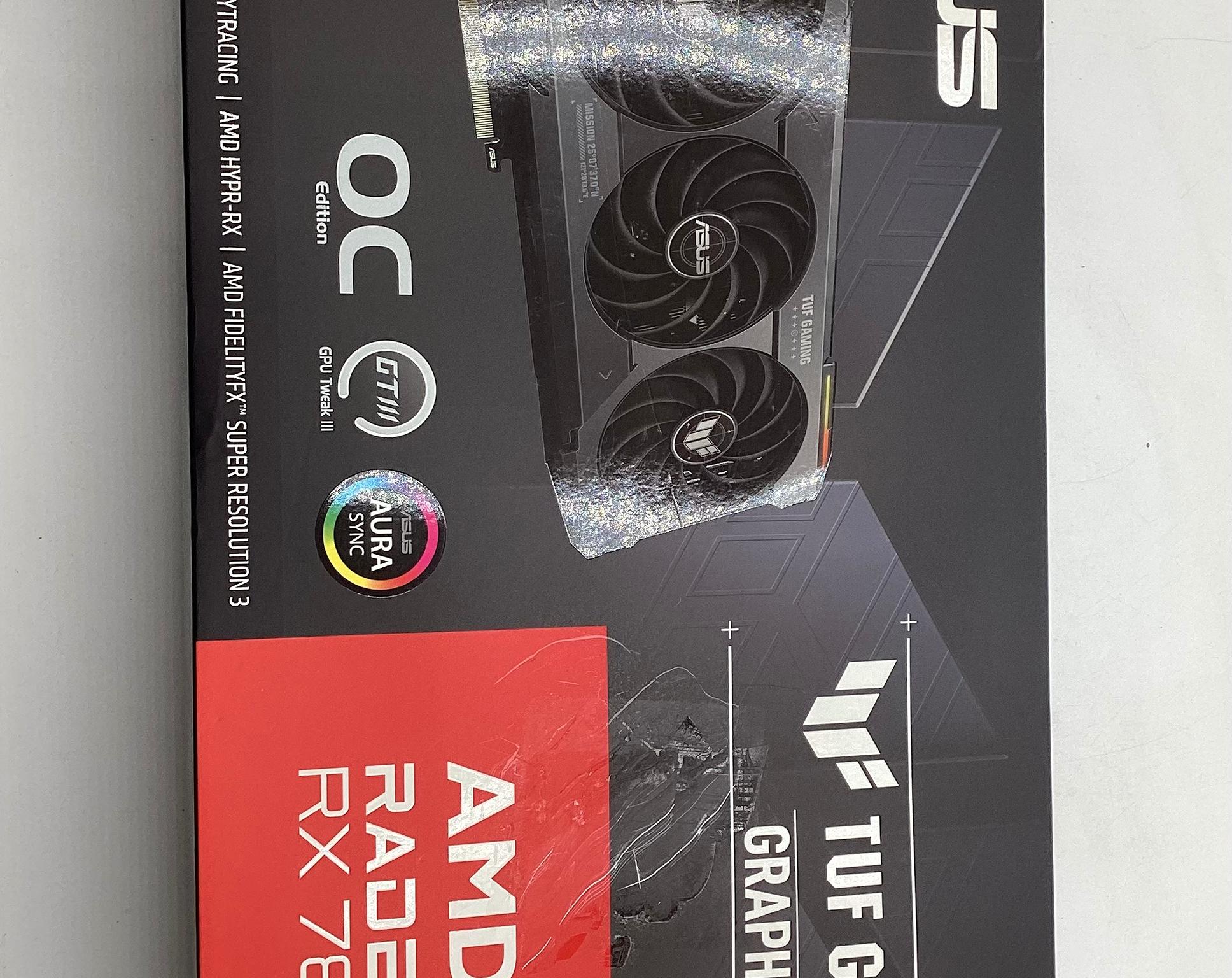 ASUS TUF Gaming Radeon™ RX 7800 XT OC Edition 16GB GDDR6 (PCIe 4.0, 12GB GDDR6, HDMI 2.1