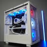 🤍AESTHETIC MACHINE🤍 💚 RTX 4060ti 8GB 💙 Intel I5 12600KF 10 Cores | 32GB DDR5 | 2TB 7000mhz NVME