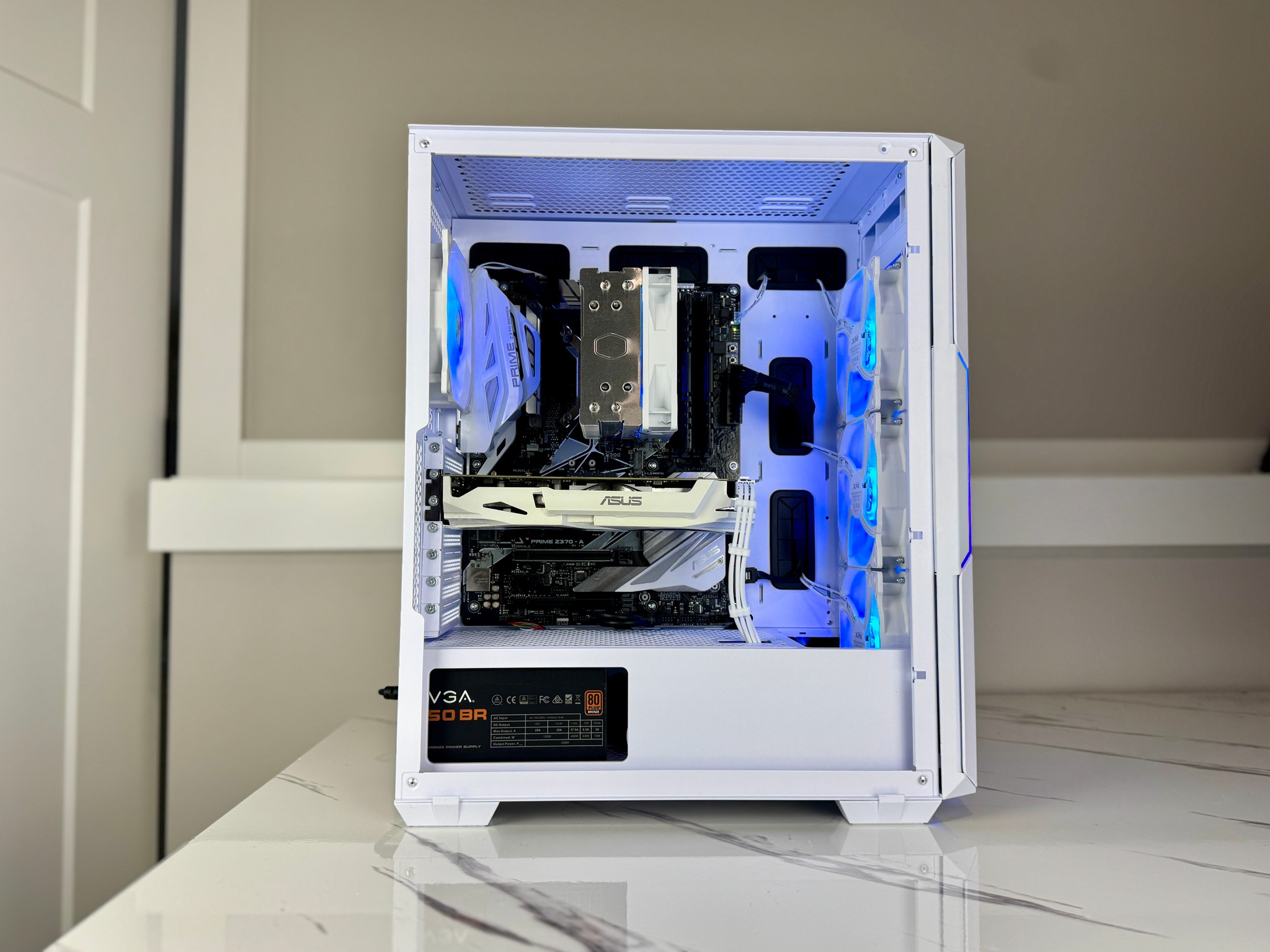 White Budget Beast! Intel i5 GTX 1060, 16GB 1080P Gaming/Streaming PC