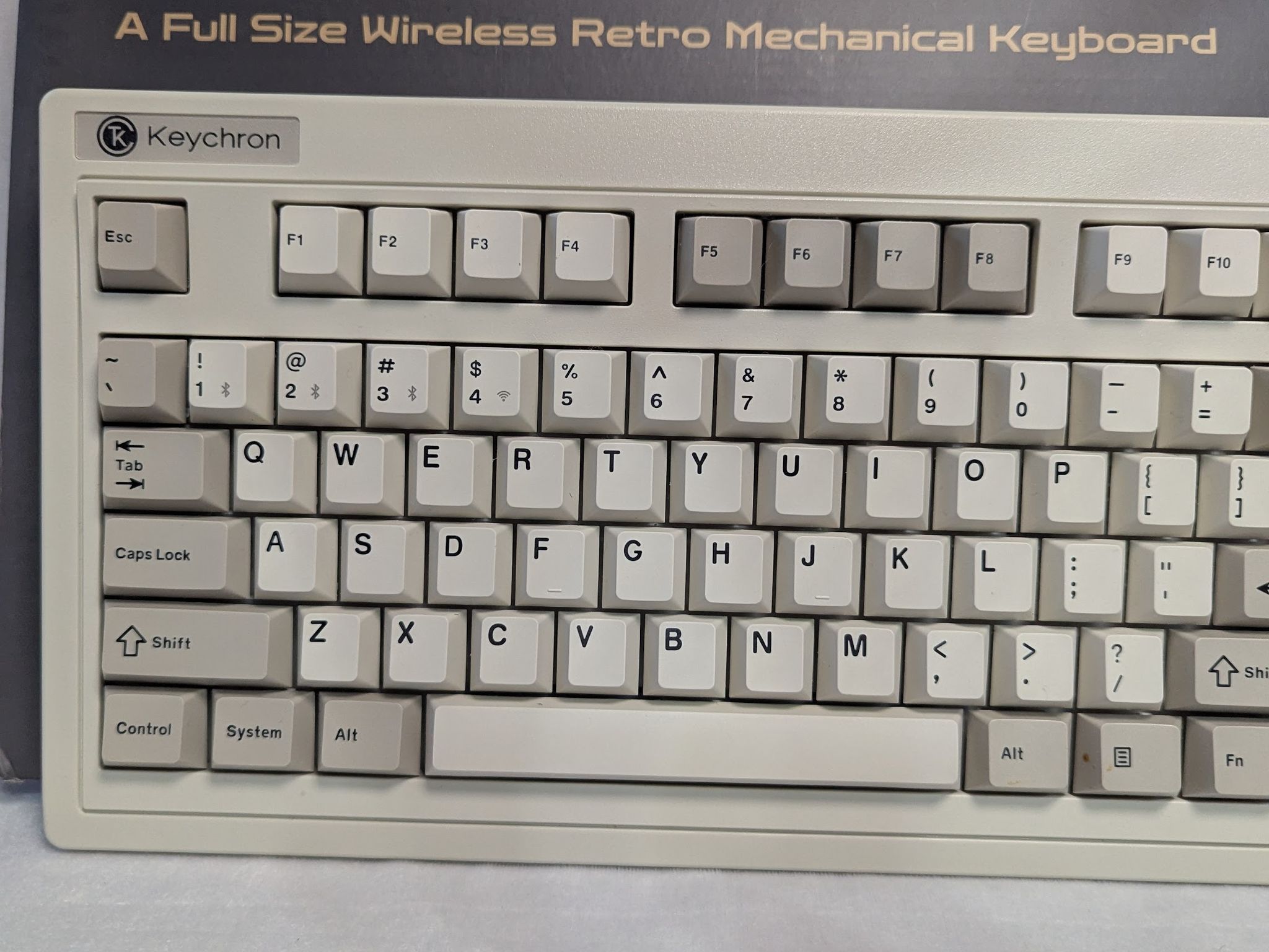 Keychron R6-M4 Retro Mechanical Keyboard - Banana Tactile Switches
