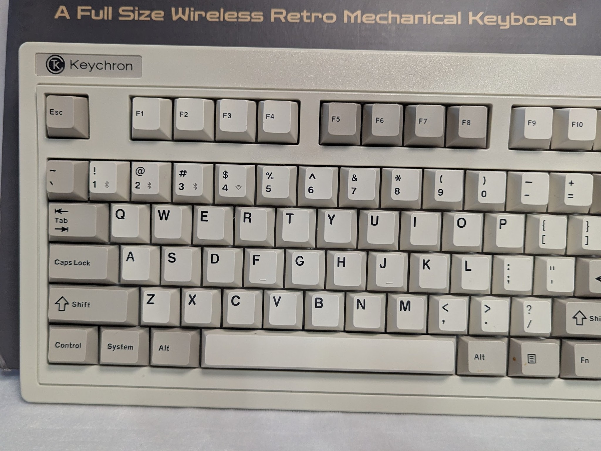 Keychron R6-M4 Retro Mechanical Keyboard - Banana Tactile Switches