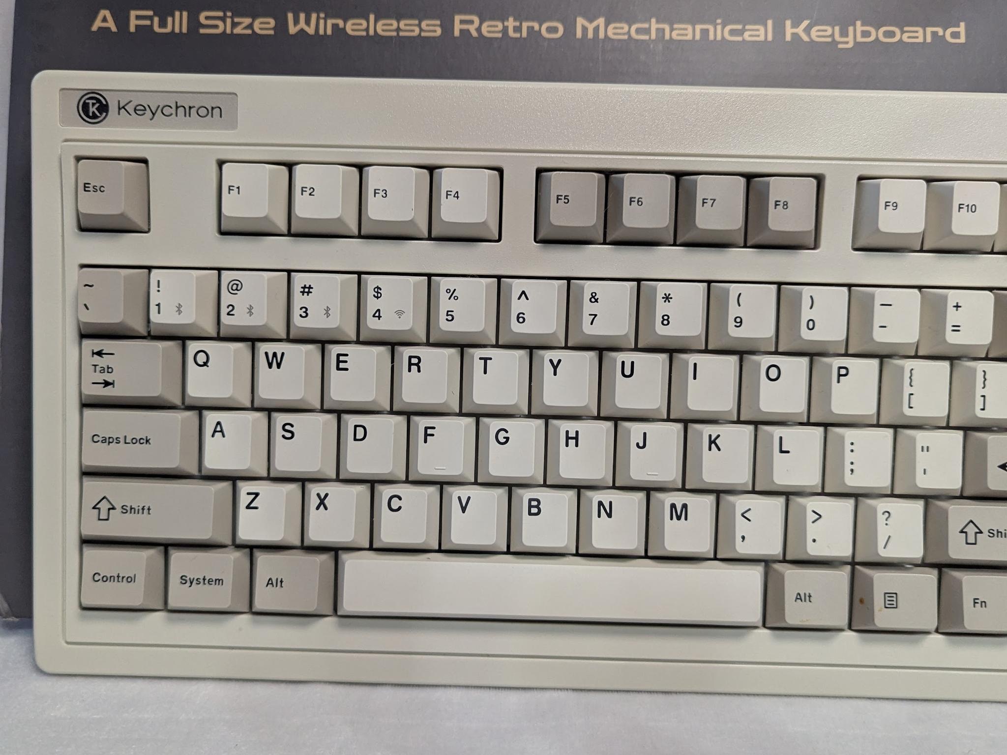 Keychron R6-M4 Retro Mechanical Keyboard - Banana Tactile Switches
