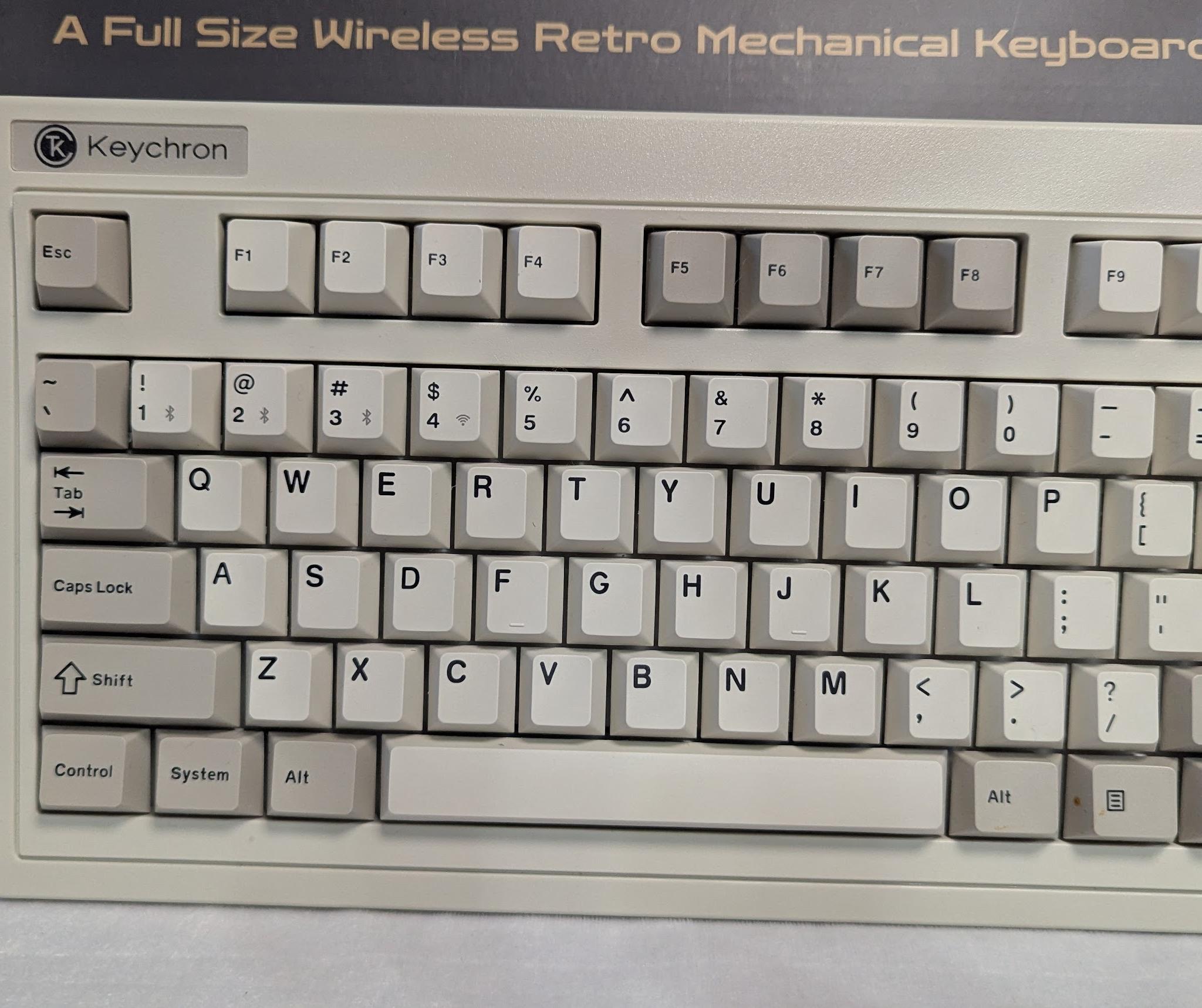 Keychron R6-M4 Retro Mechanical Keyboard - Banana Tactile Switches