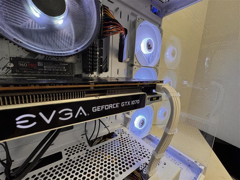 ⚪️ Clean White GTX 1070 8Gb + Ryzen 3 Gaming PC | 16GB RAM | 500GB M.2 SSD | Ready for Gaming 🎮