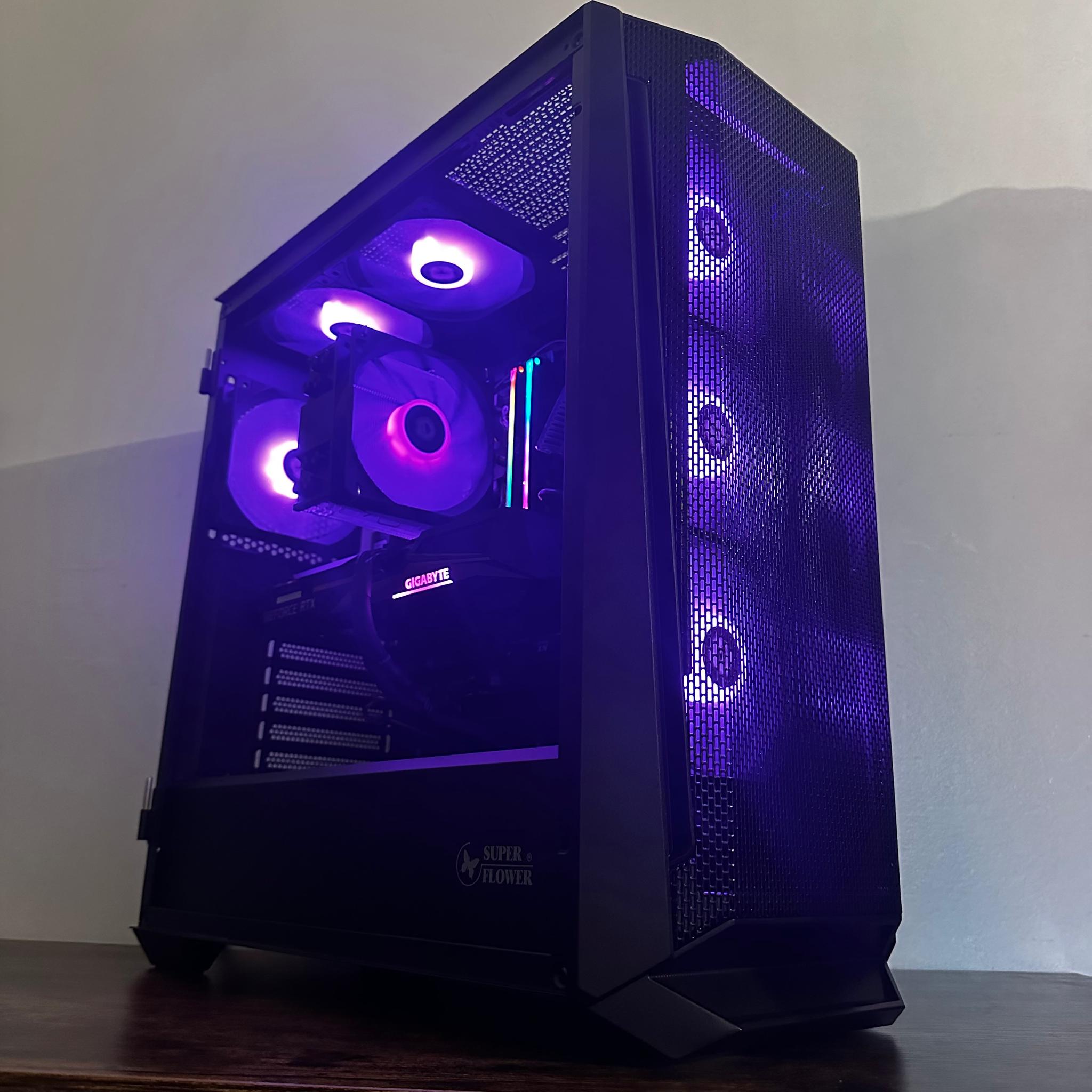 Gaming PC (Ryzen 5 5600 + RTX 3060 12GB + 32GB RGB RAM)