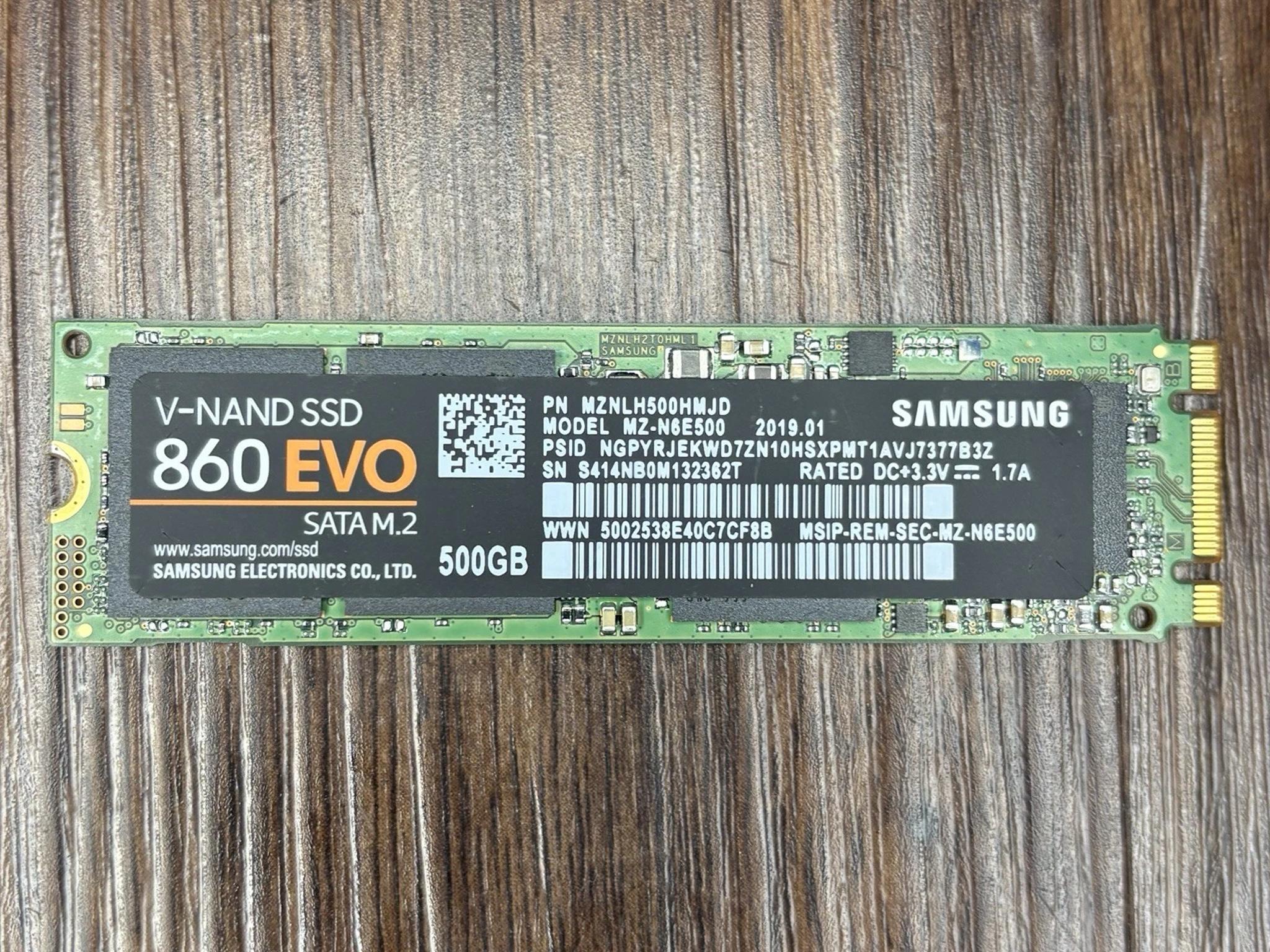 Samsung 860 EVO 500GB M.2 SATA SSD
