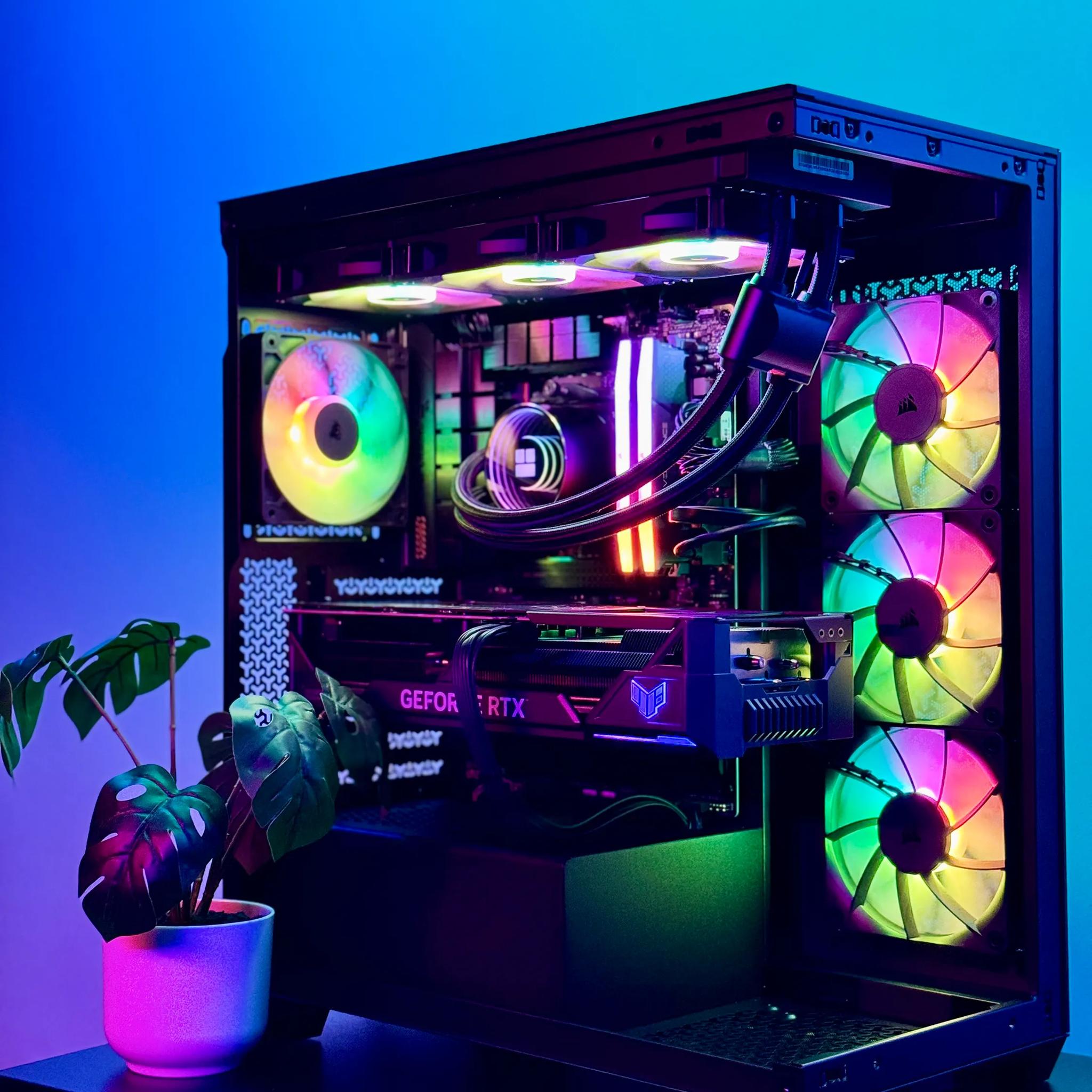 Dominator Super Gaming PC | Asus 4080 SUPER OC 7800x3D 2TB SSD NVMe Corsair 32GB DDR5 Corsair 1000w