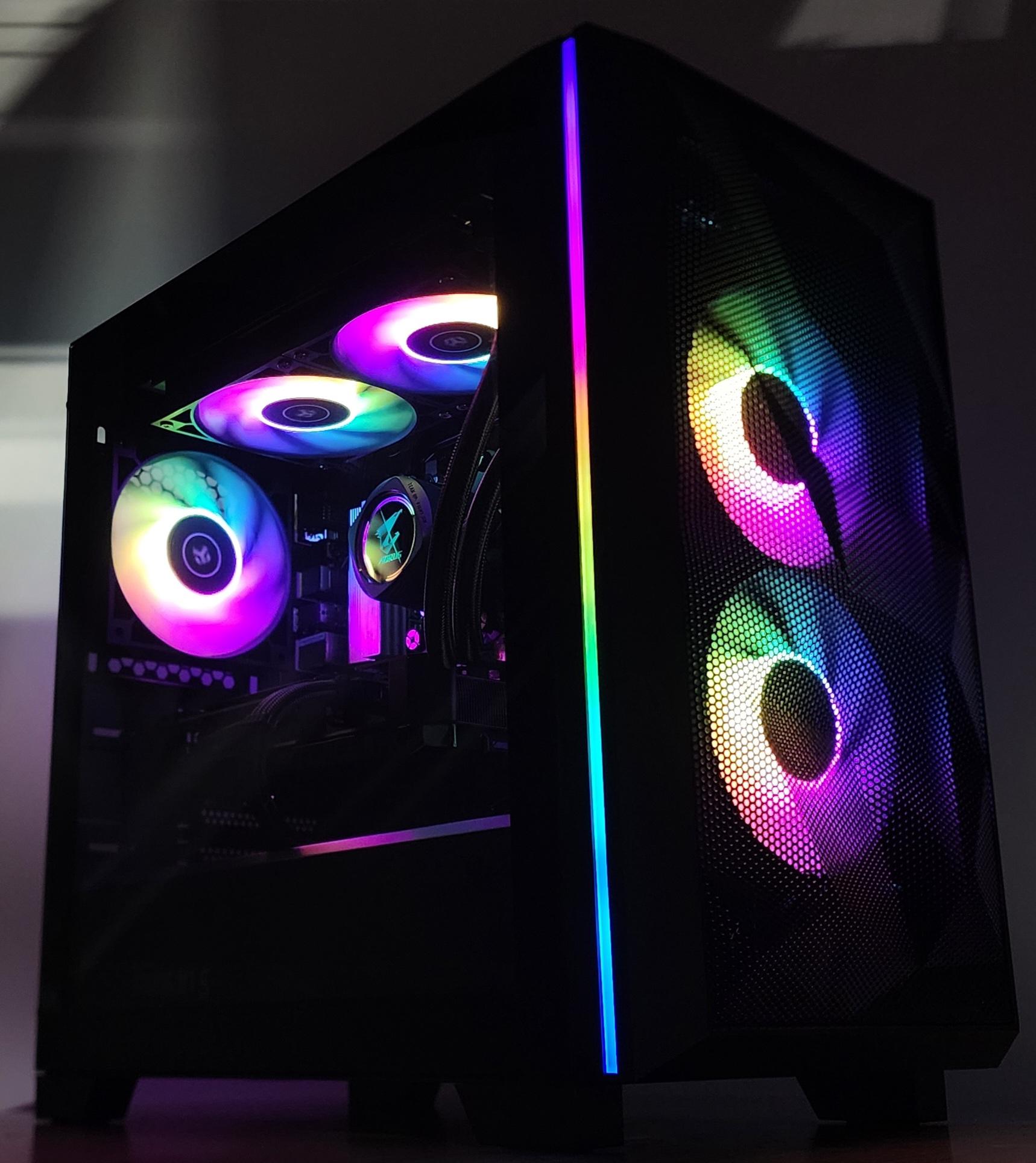 Gaming PC Ryzen 7 7800X3D 32GB RAM 1TB SSD RTX 4060 Ti 8GB Windows 11 Computer