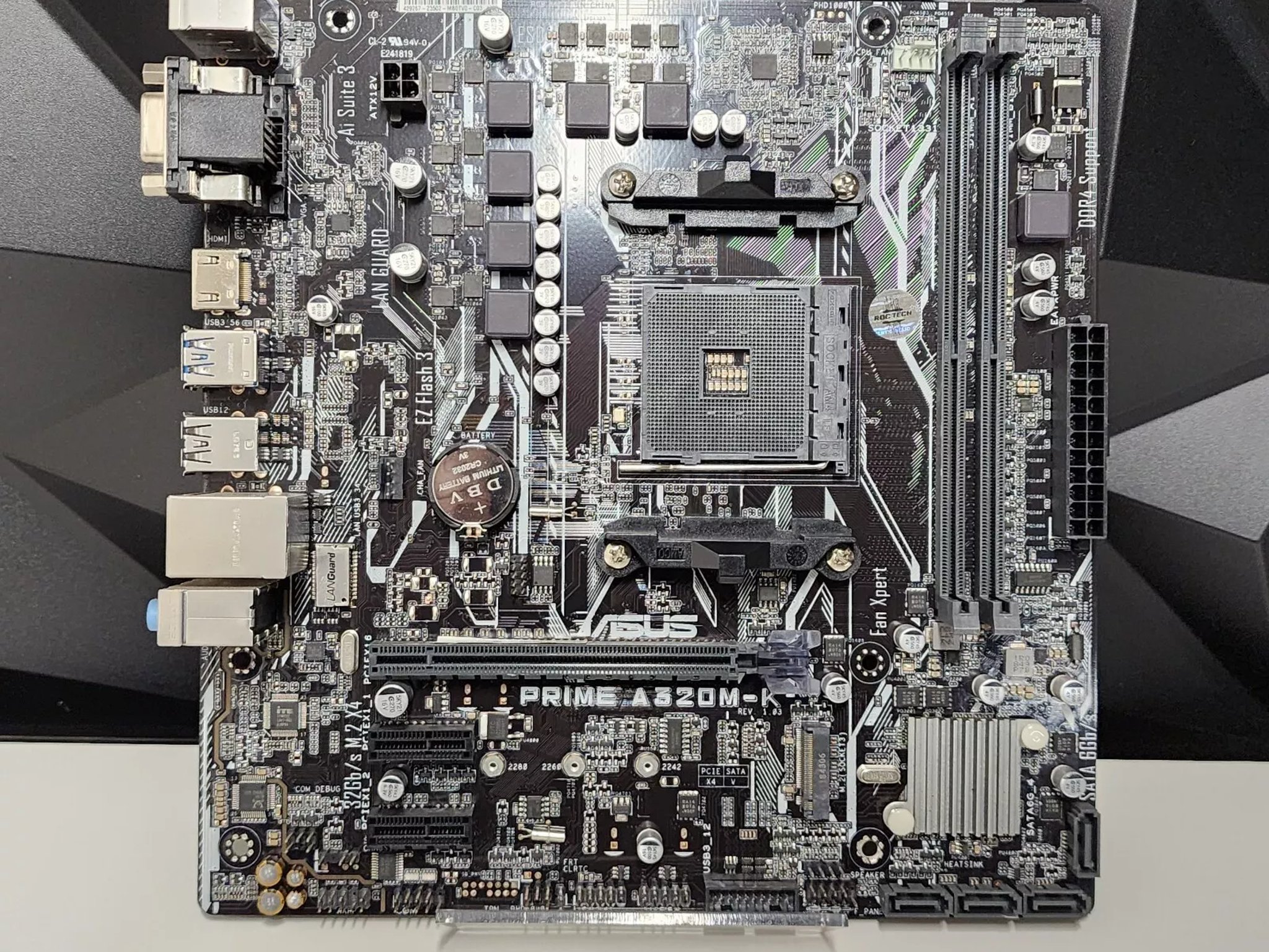 UPDATED BIOS ASUS Prime A320M-K RYZEN 3, 5, 7, 9 DDR4 Motherboard