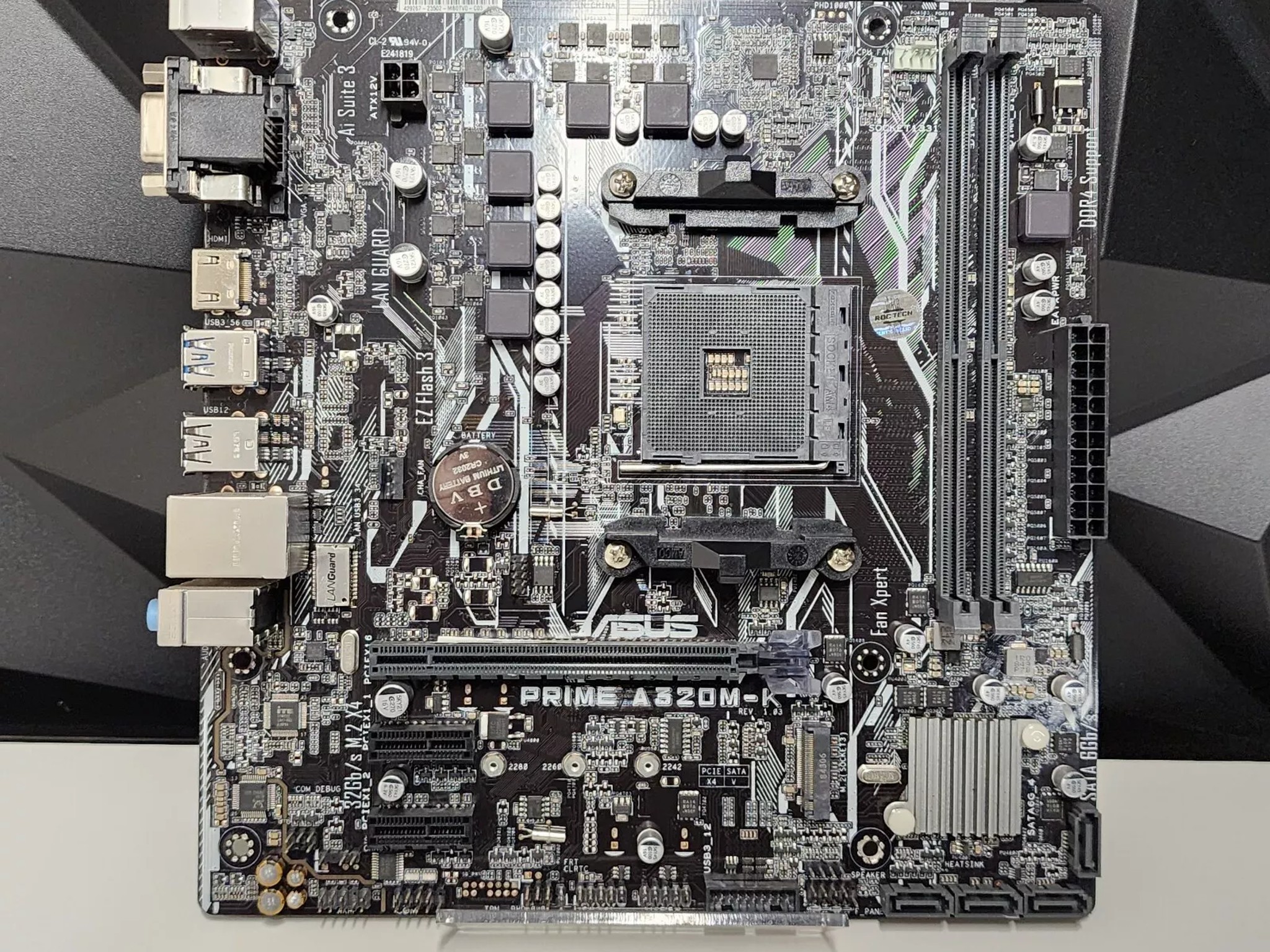 UPDATED BIOS ASUS Prime A320M-K RYZEN 3, 5, 7, 9 DDR4 Motherboard
