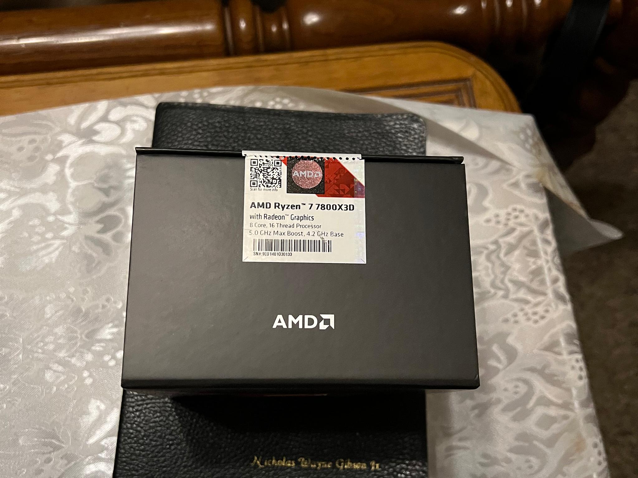 AMD Ryzen 7 7800X3d