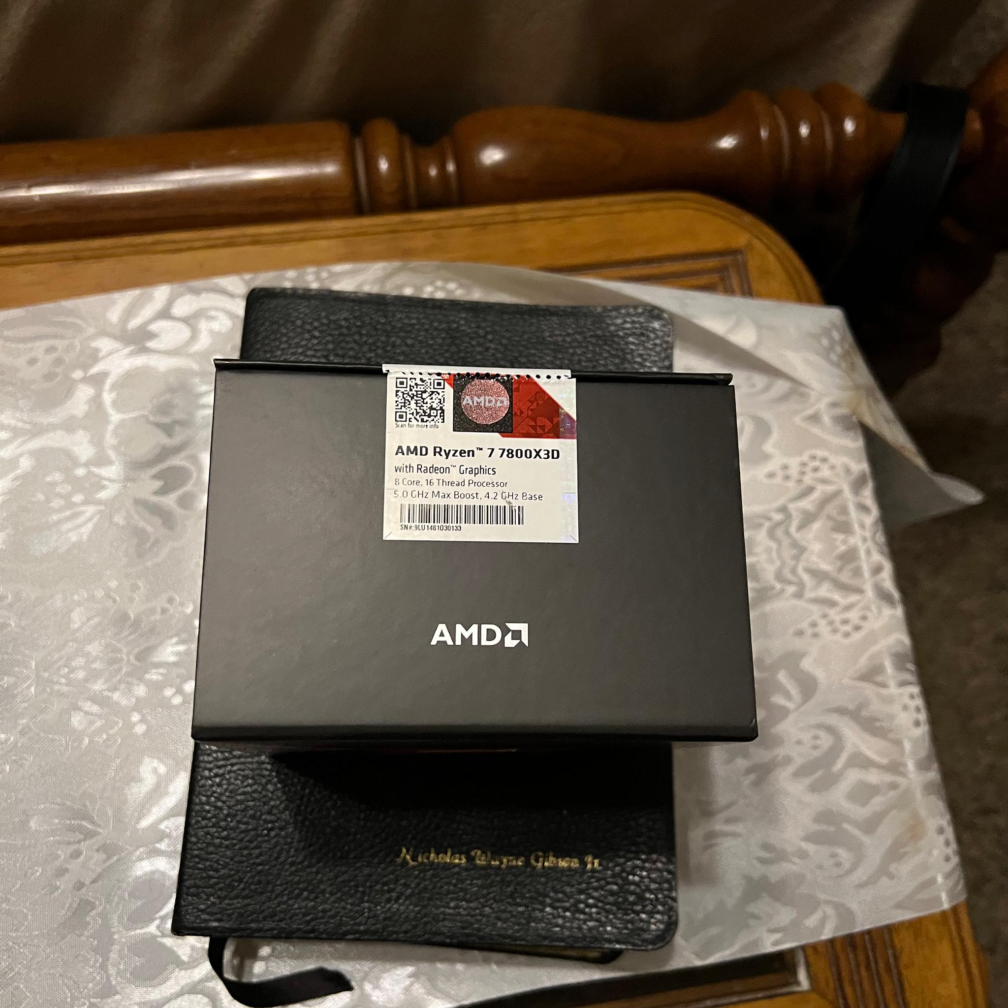 AMD Ryzen 7 7800X3d