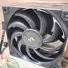 Lot of 5 Fans | 3 Black DeepCool Daisy chain 120mm Black non-rgb | 2 NZXT 140mm fans black non-rgb